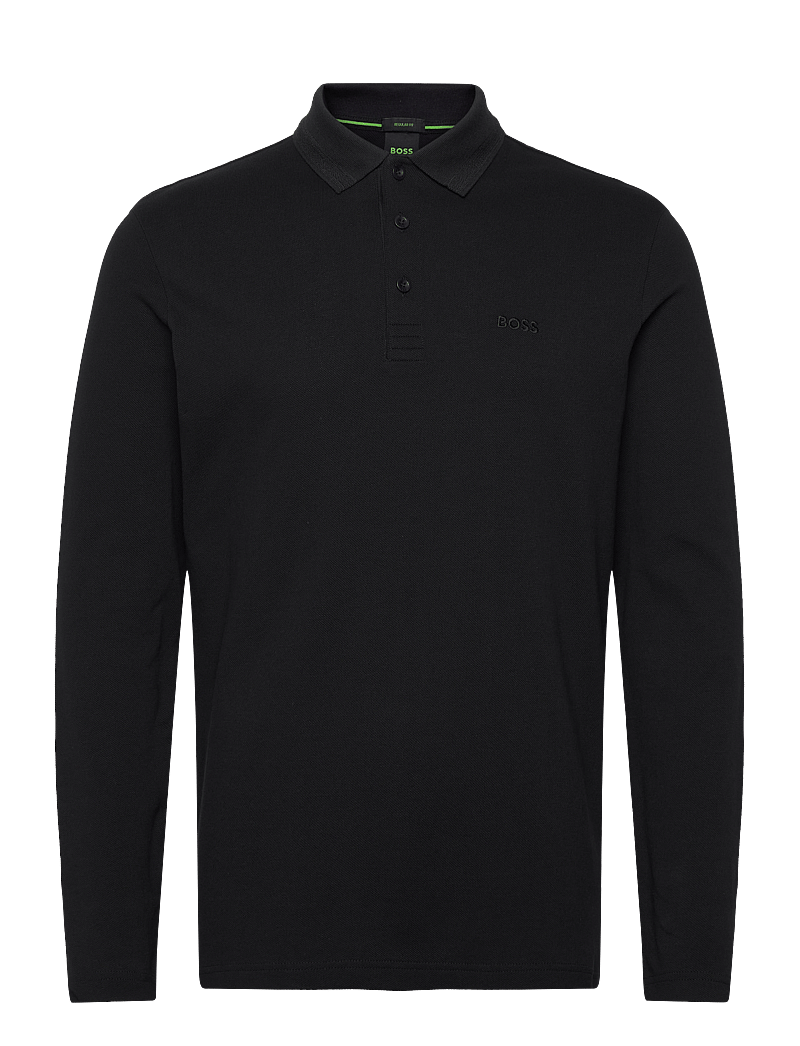 BOSS - Plisy - oberteile & t-shirts - black - 0