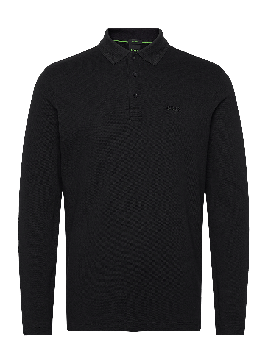 BOSS - Plisy - oberteile & t-shirts - black - 0