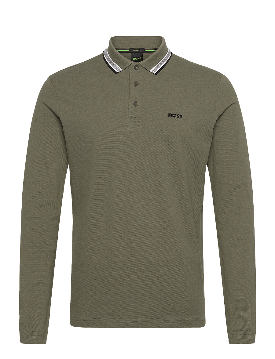 BOSS - Plisy - toppe & t-shirts - dark beige - 0
