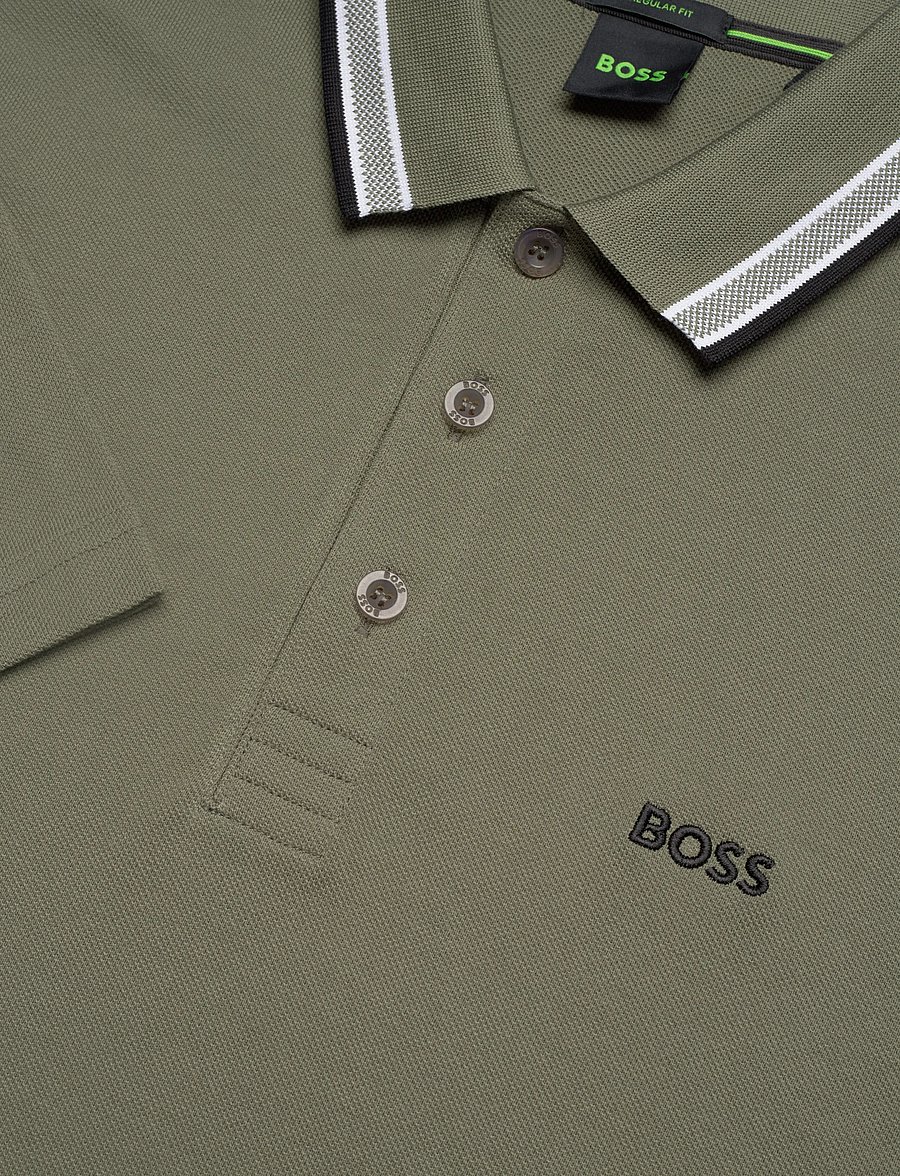 BOSS - Plisy - toppe & t-shirts - dark beige - 2