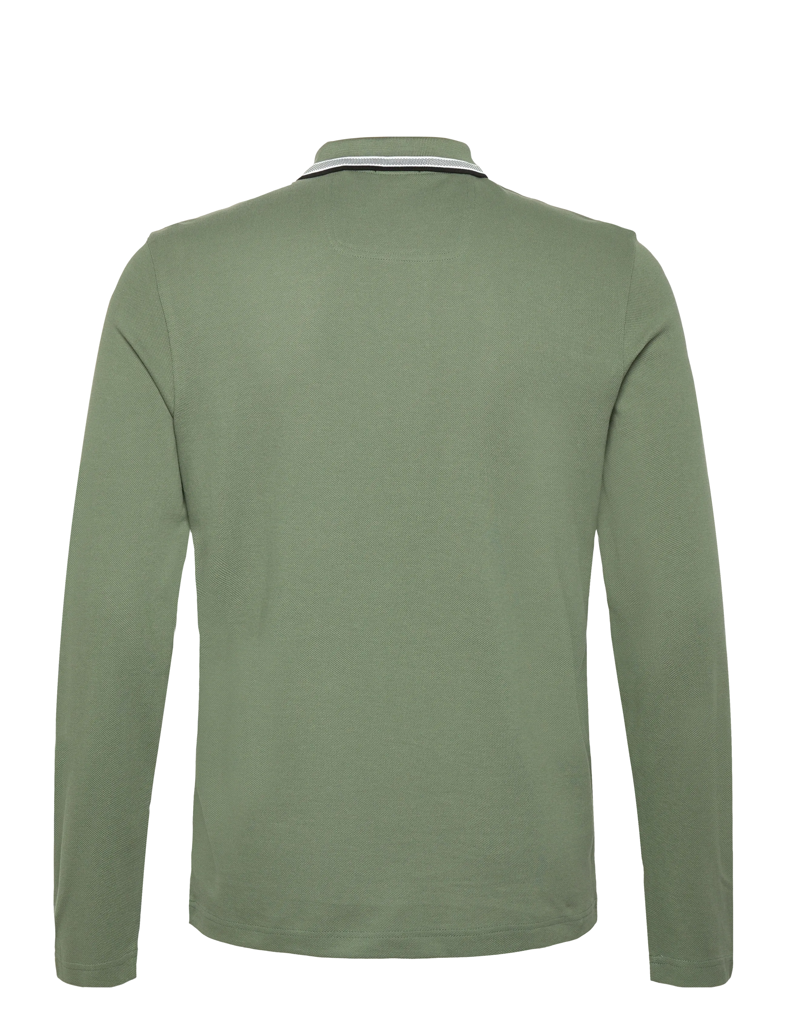BOSS - Plisy - langærmede poloer - open green - 1
