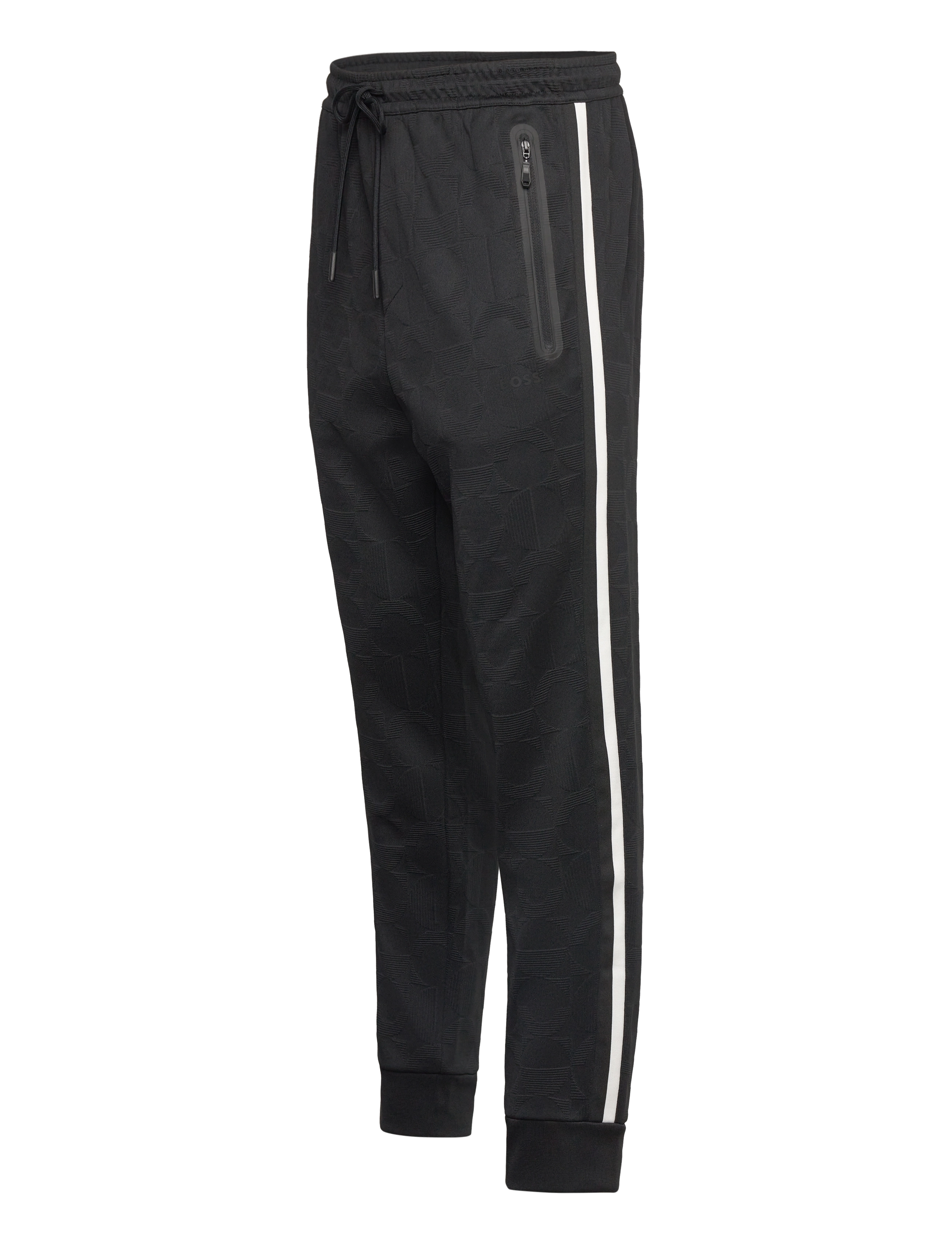BOSS - Hover Striped C - dressipüksid - black - 3