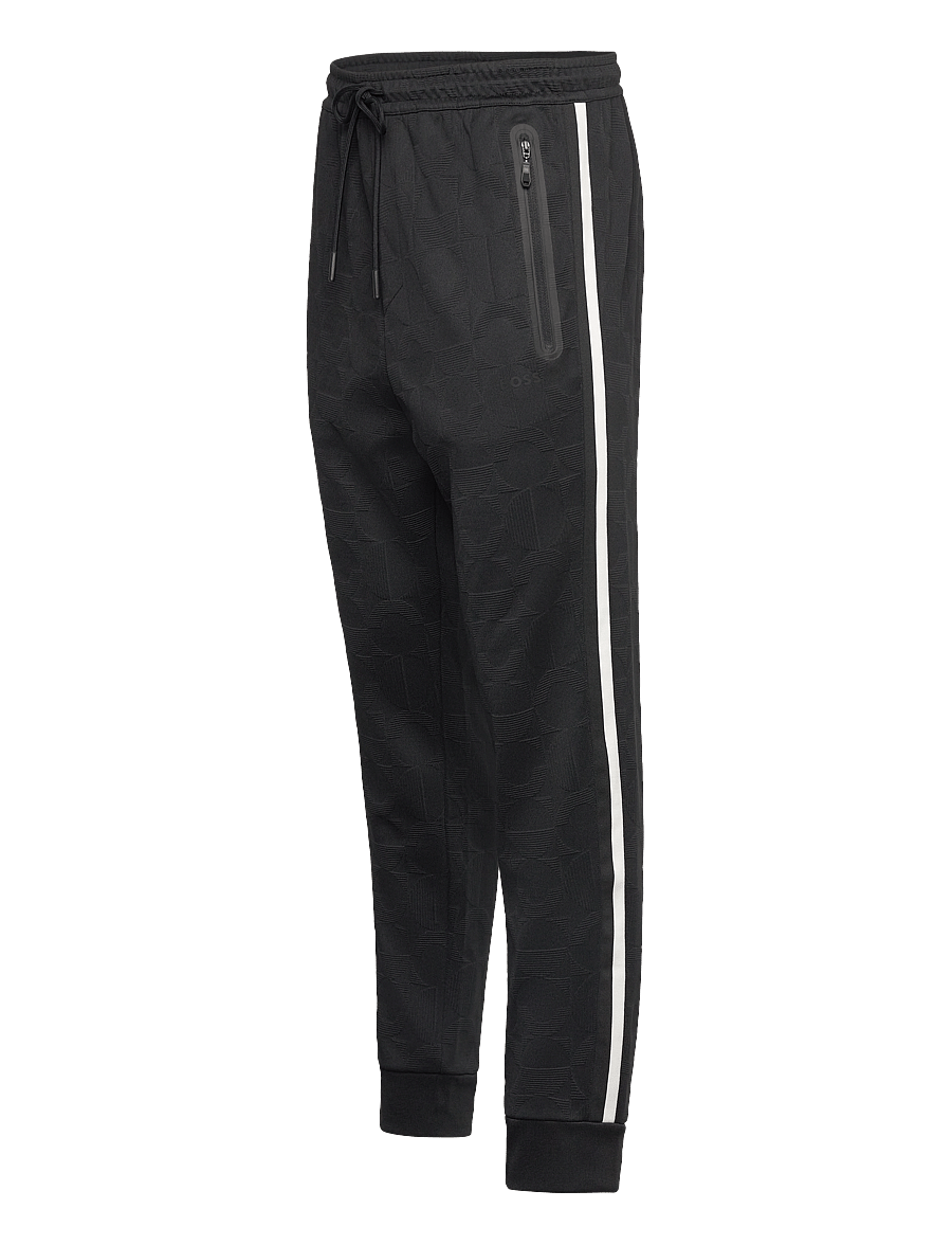 BOSS - Hover Striped C - hosen - black - 3
