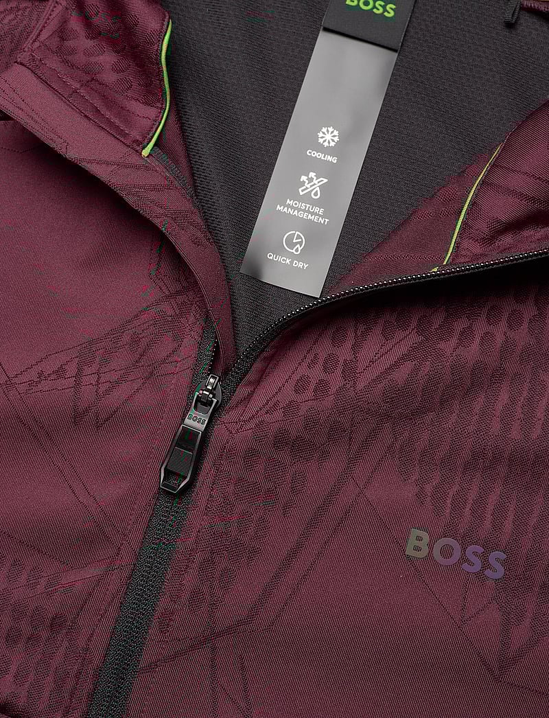BOSS - Sweat Desert Active - sportjacken - medium red - 2