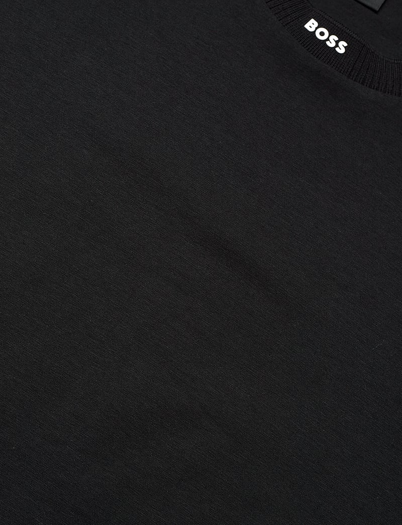 BOSS - Tee Rib - t-shirts - black - 2