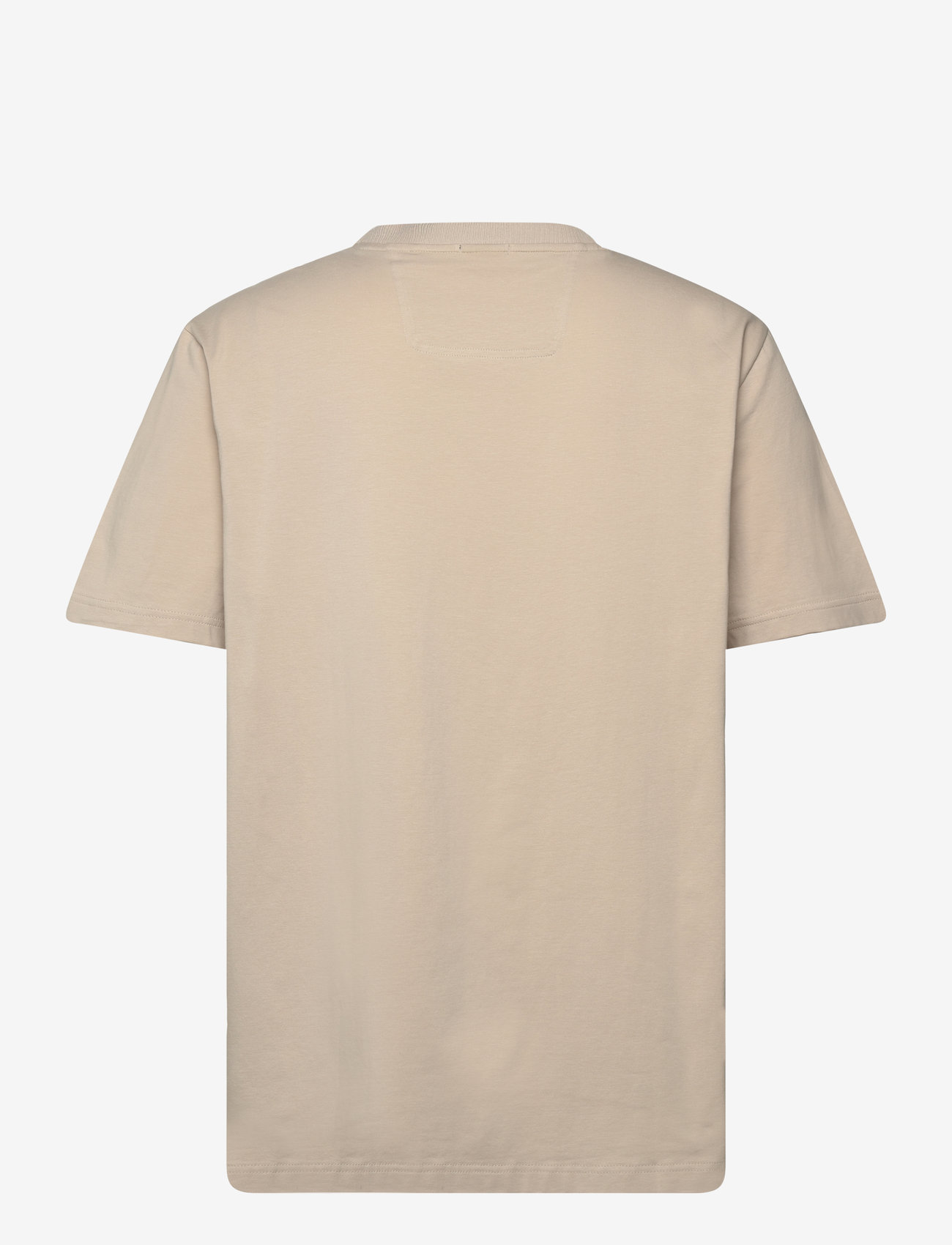 BOSS - Tee Rib - t-shirts - open beige - 1