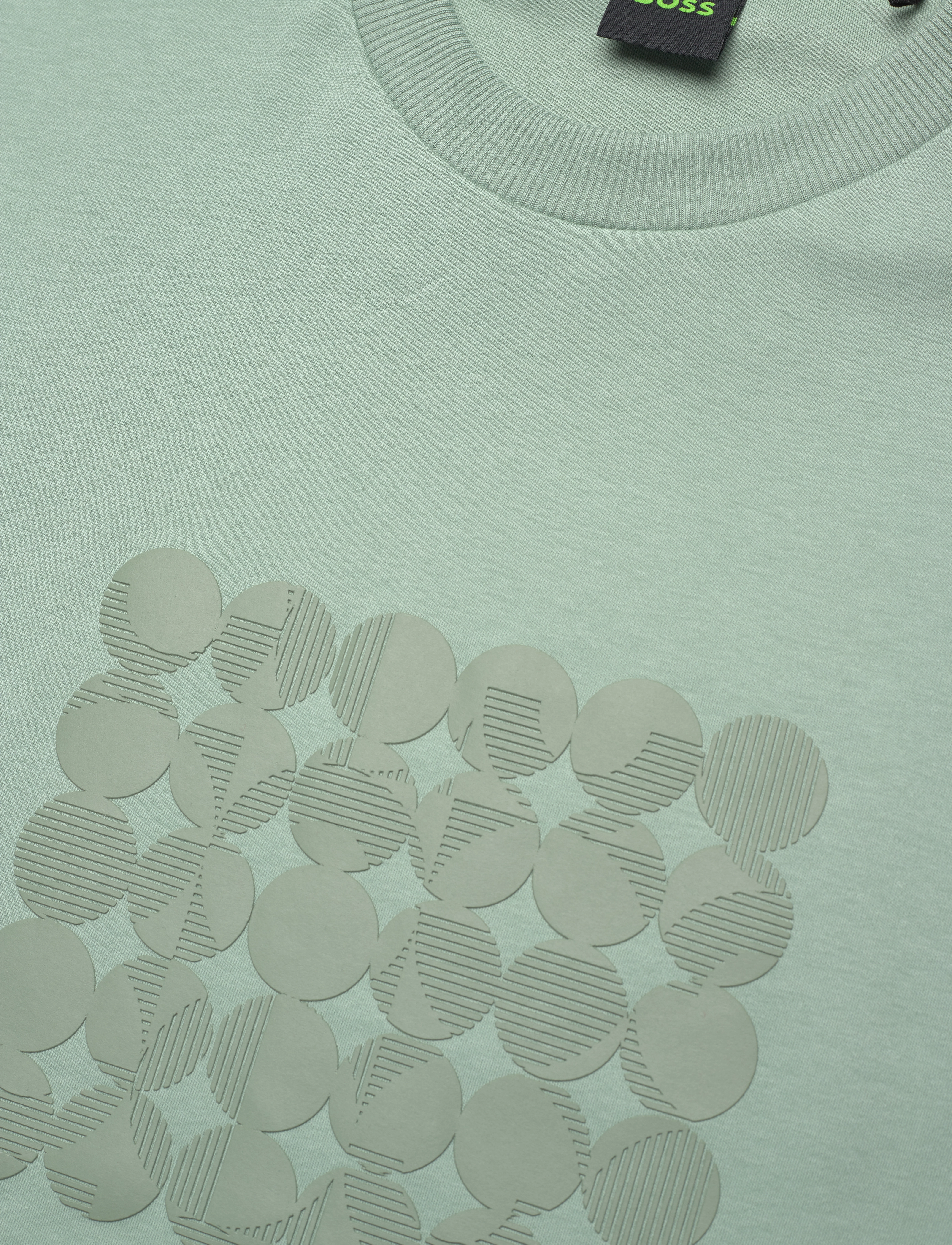 BOSS - Tee Print Striped C - open green - 2