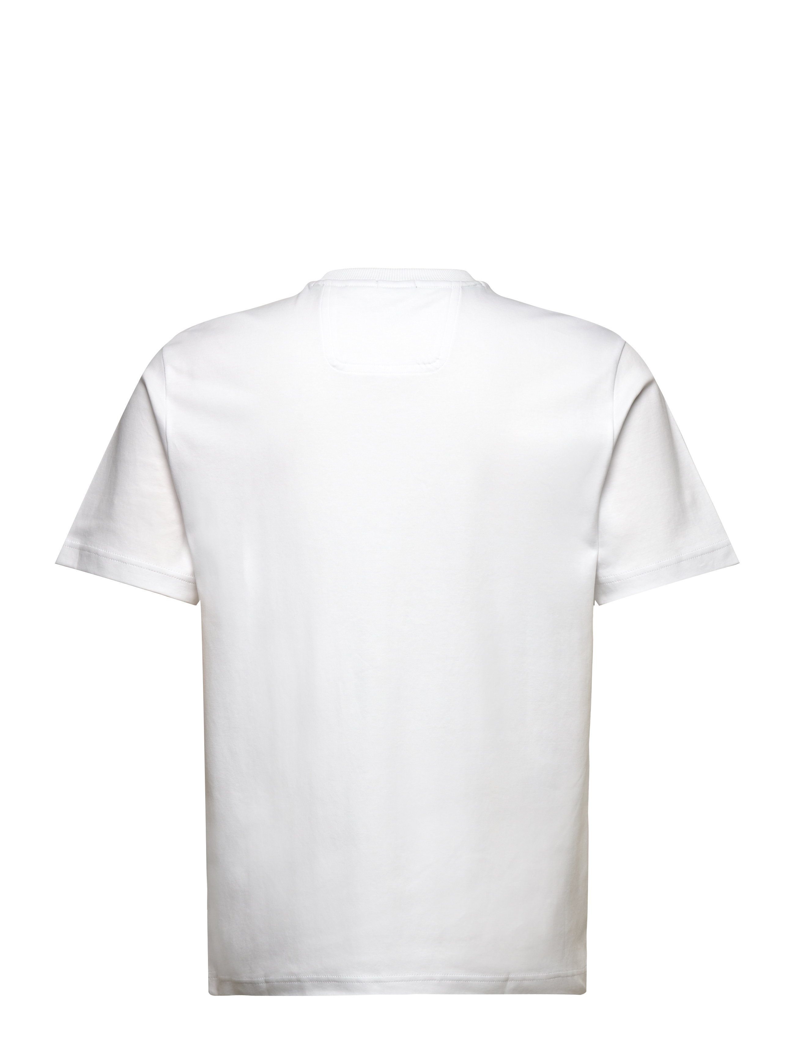 BOSS - Tee Print Striped C - kortærmede t-shirts - white - 1