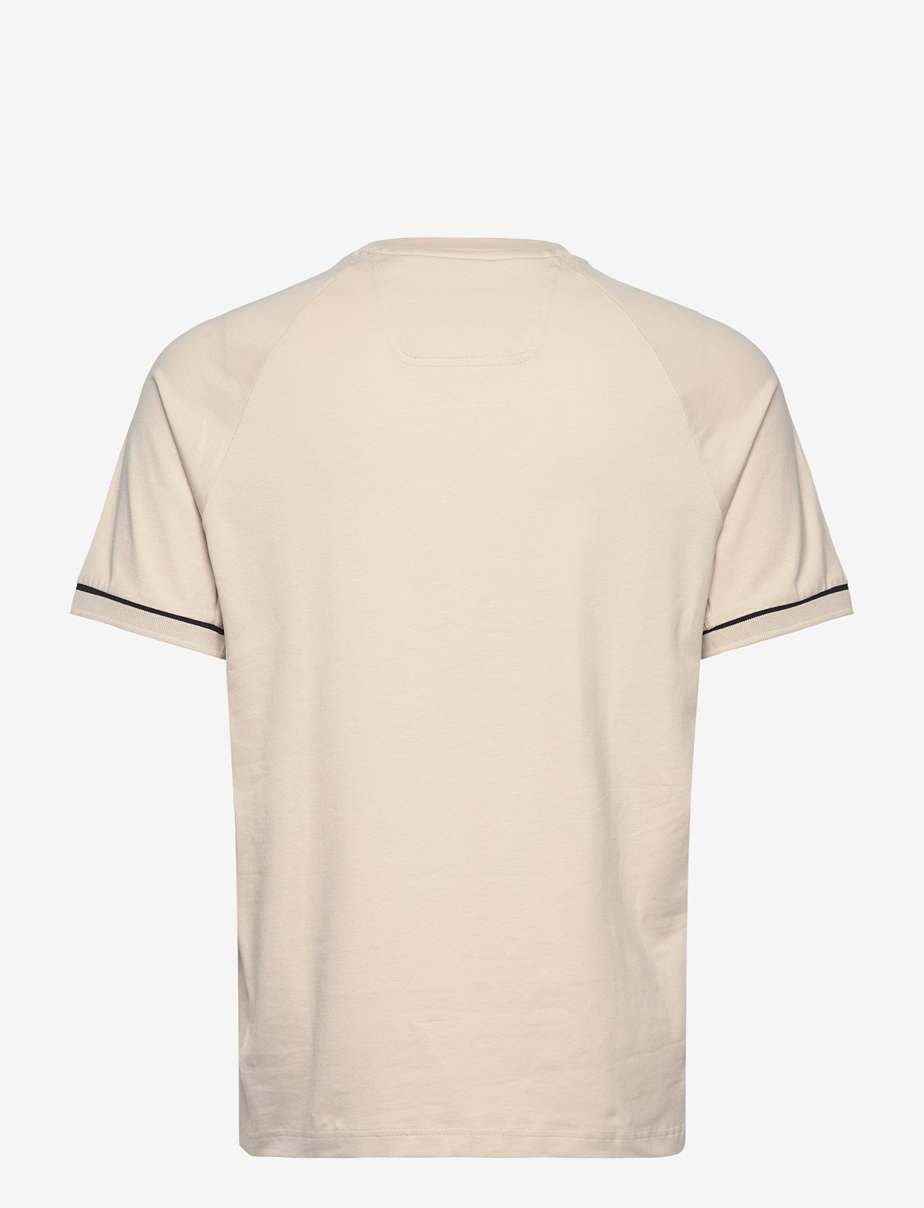 BOSS - Tee Rib AC - t-shirts - open beige - 1