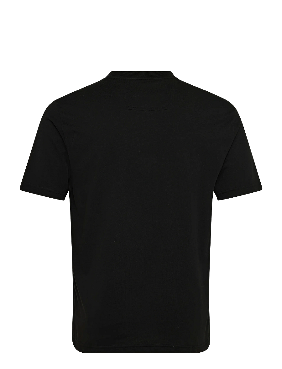 BOSS - Tee Logo Rib - short-sleeved t-shirts - black - 1