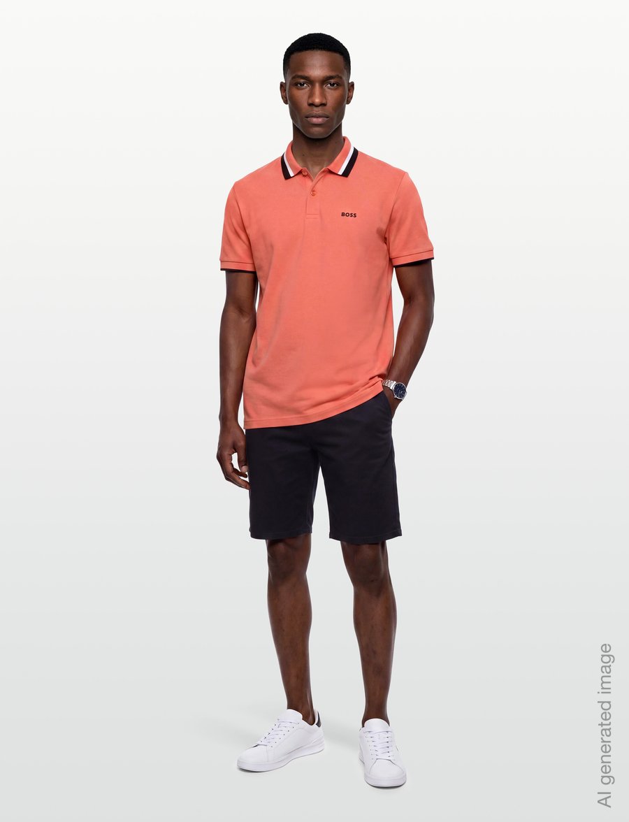 BOSS - Paddy AP Heritage - oberteile & t-shirts - open red - 0