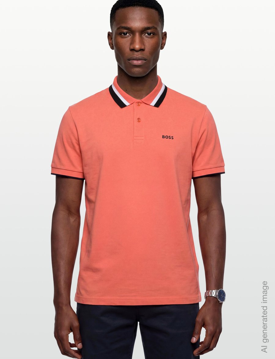 BOSS - Paddy AP Heritage - oberteile & t-shirts - open red - 3