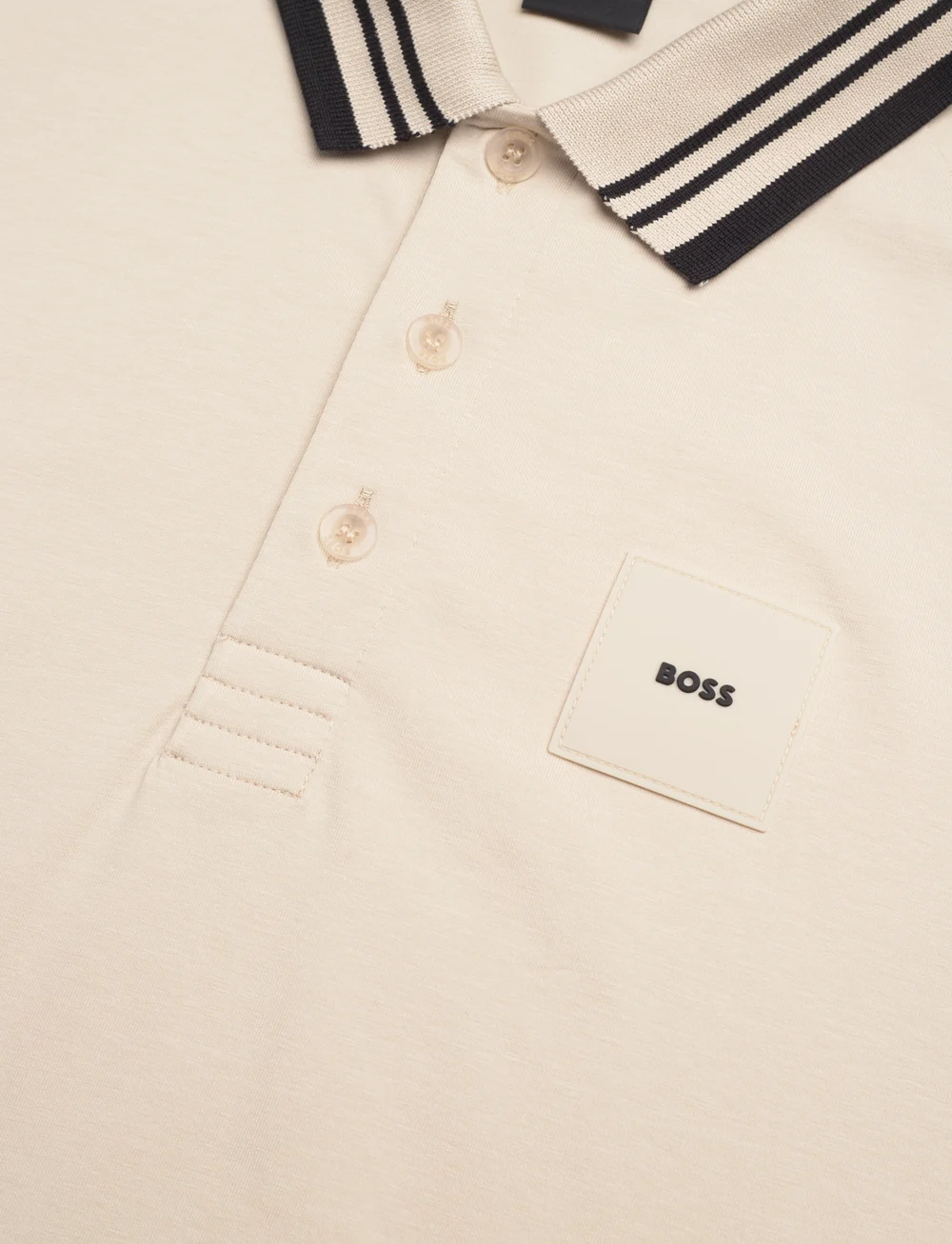 BOSS - Paddy Rib - toppe & t-shirts - open beige - 4