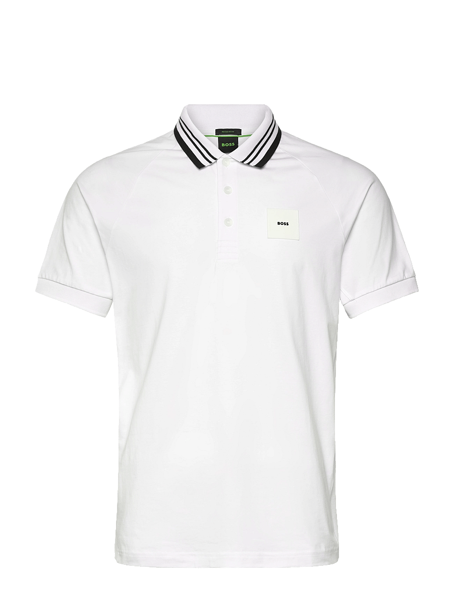 BOSS - Paddy Rib - toppe & t-shirts - white - 0