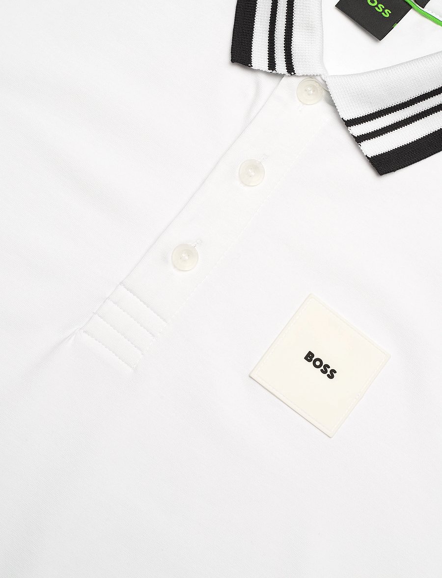 BOSS - Paddy Rib - toppe & t-shirts - white - 2