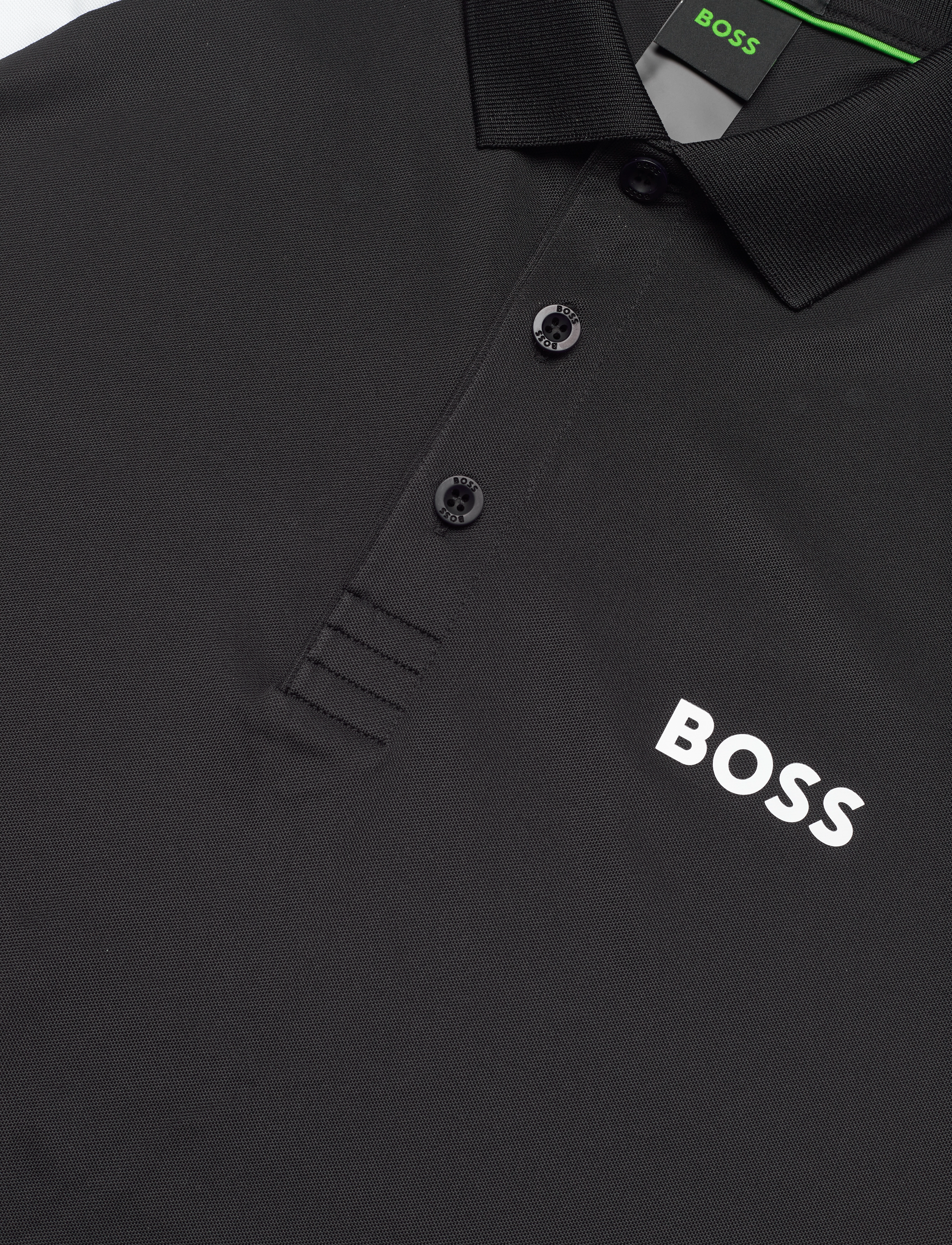 BOSS - Paddy TOC Pique - oberteile & t-shirts - black - 2