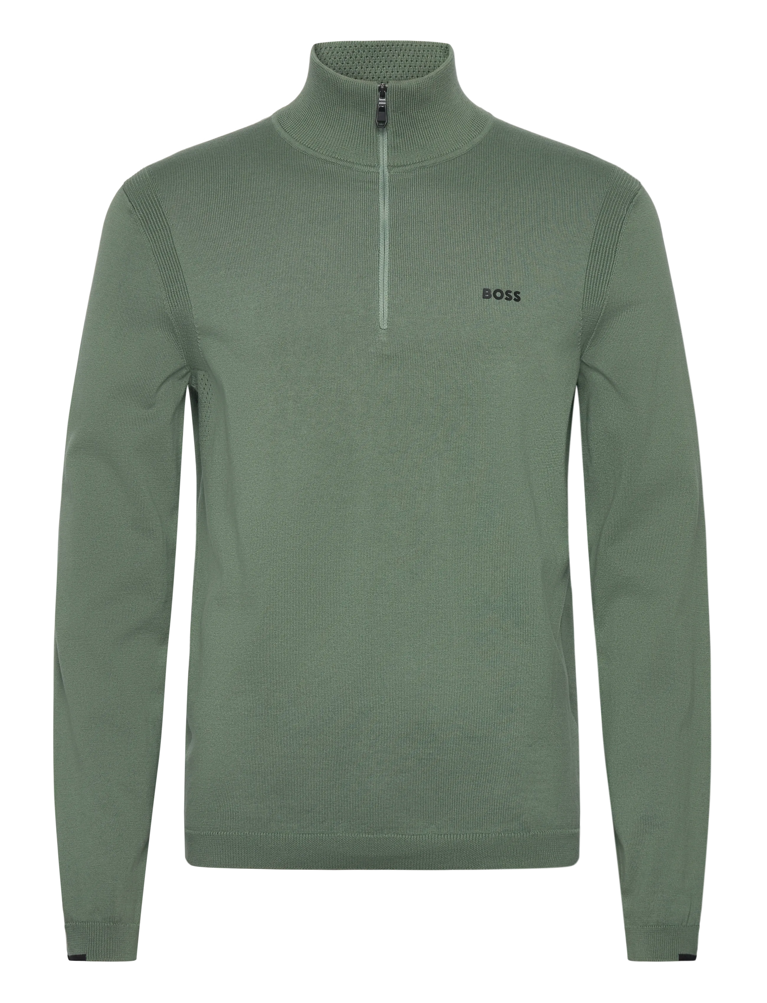 BOSS K_Ever-X QZ - Sweatshirts - OPEN GREEN / green