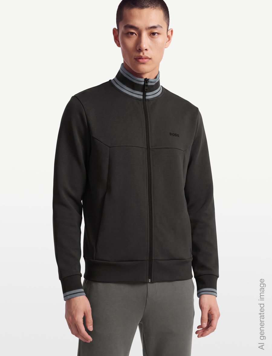 BOSS - FZ Zone - oberteile - dark grey - 3