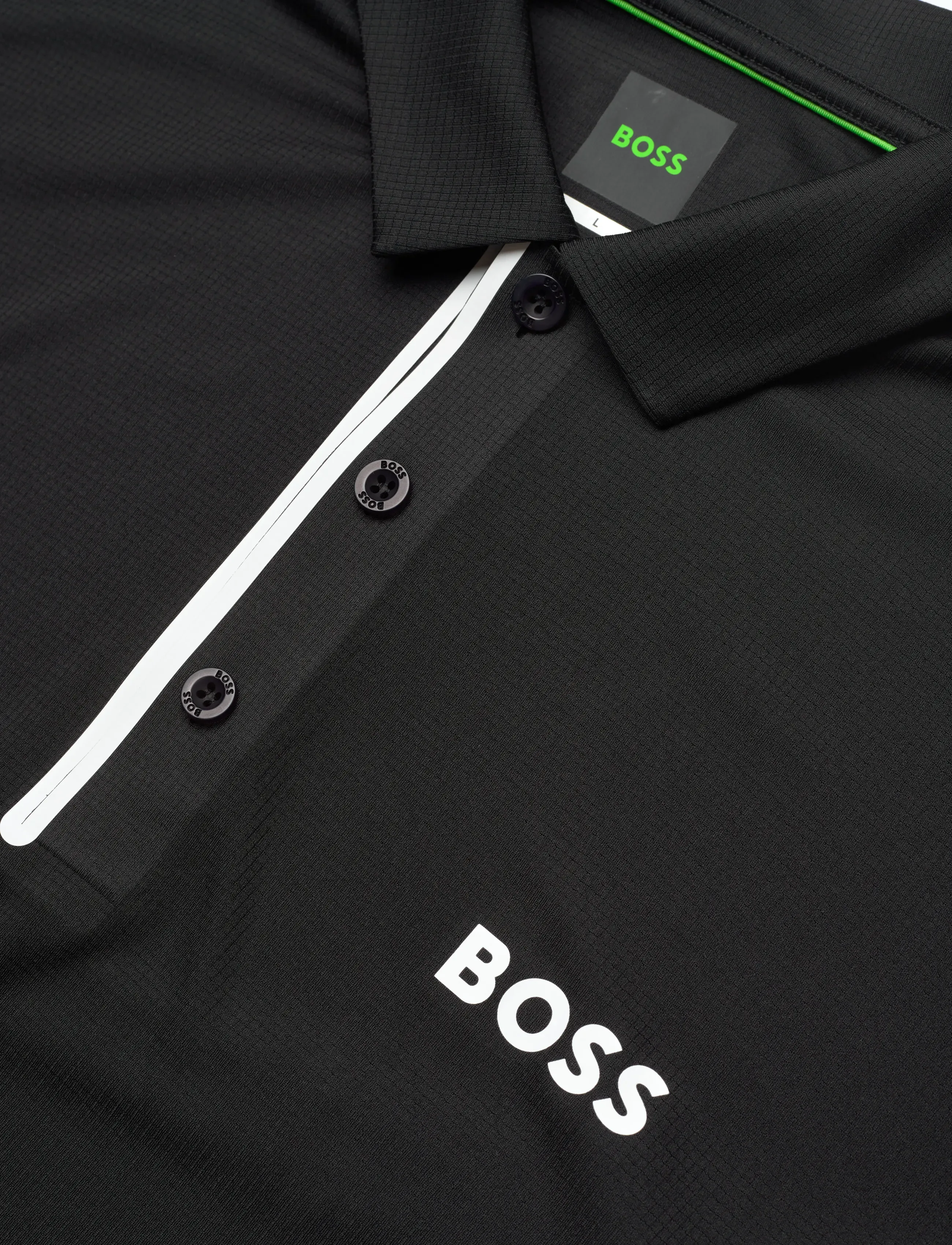 BOSS - Paddytech GOC - kortærmede poloer - black - 2