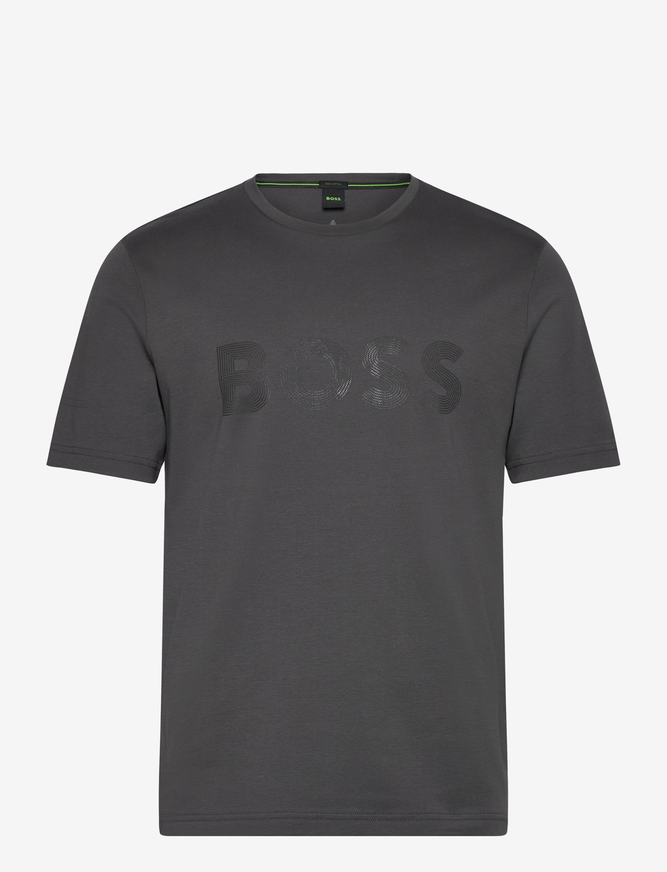 BOSS - Tee Logo Future - efterårstøj - dark grey - 0