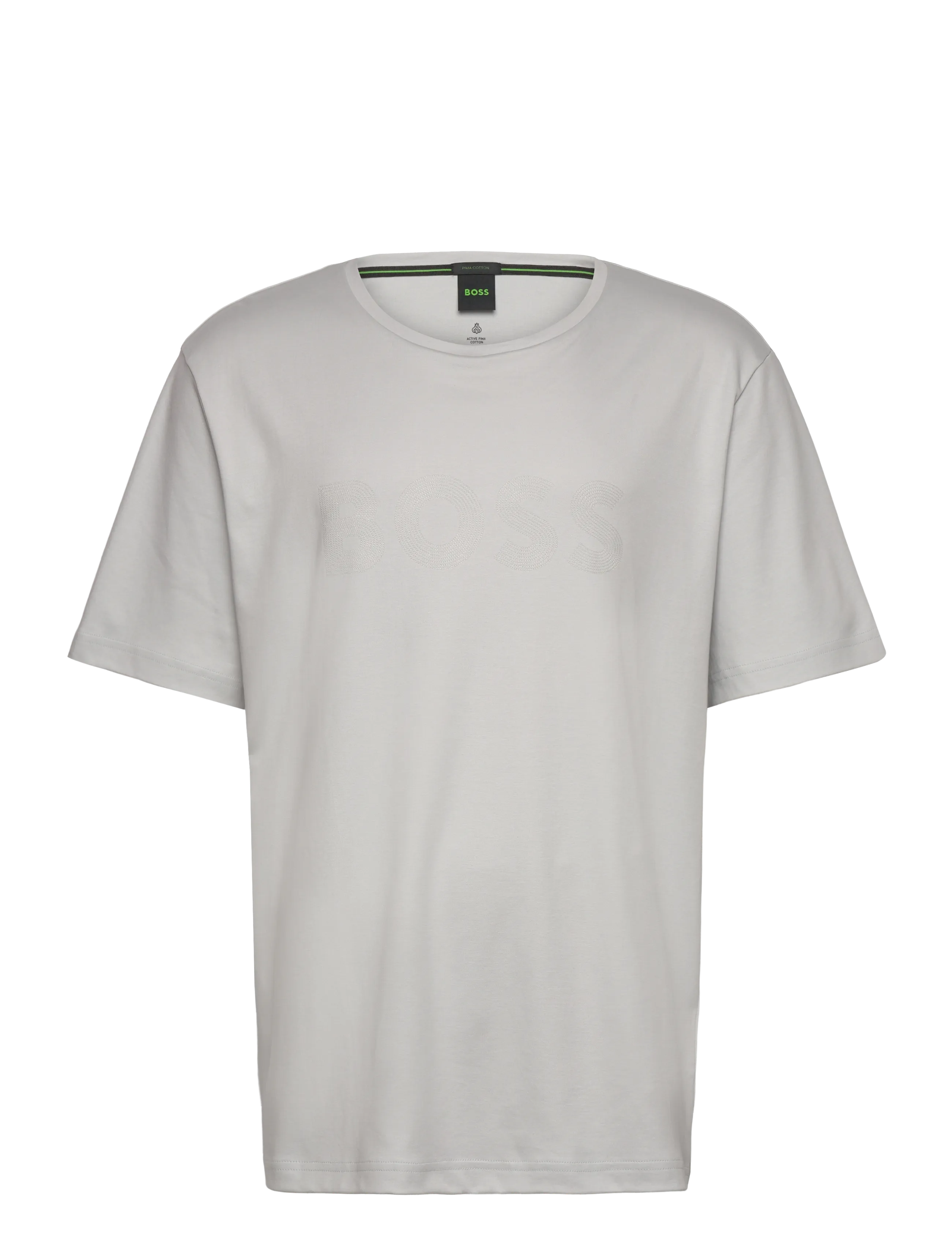 BOSS Tee Logo Future, Mænd, Logo T-Shirt, Grå, Str: XXL
