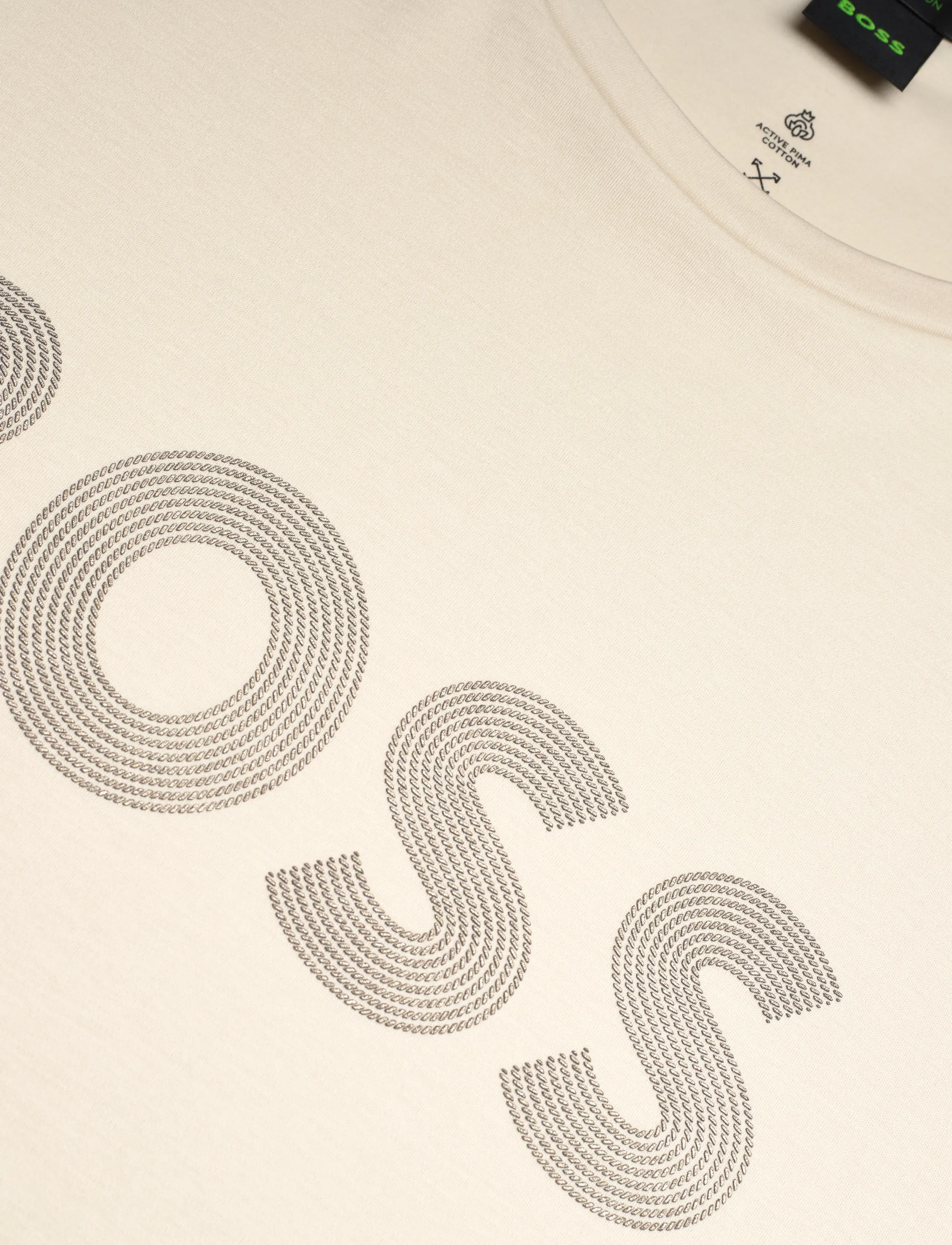BOSS - Tee Logo Future - t-shirts - open white - 2