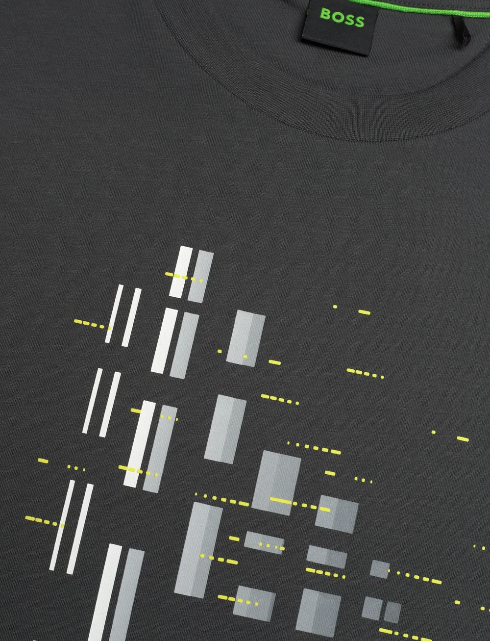 BOSS - Tee GRX Zone - tops & t-shirts - dark grey - 2