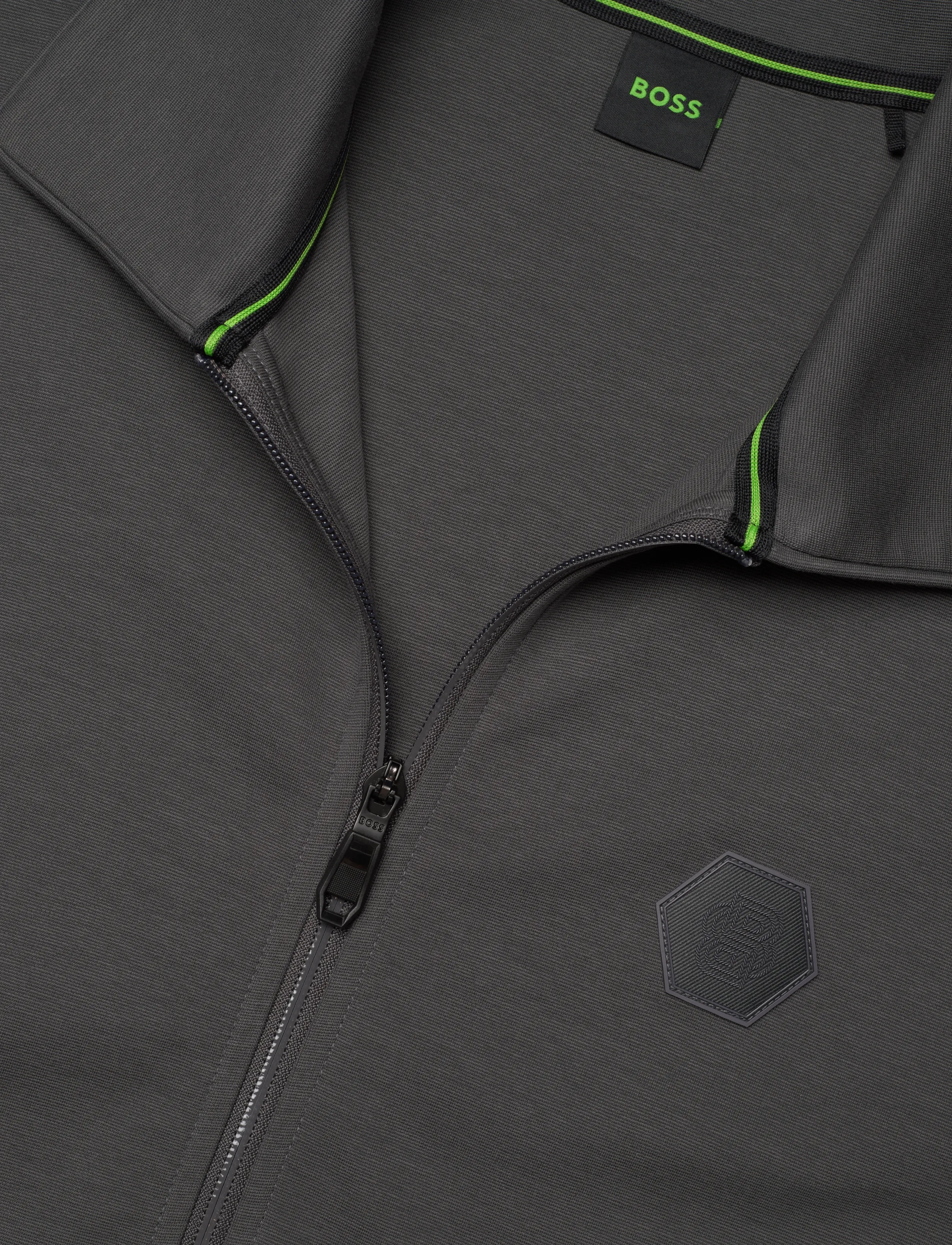 BOSS - FZ Shirt Future - fleece - dark grey - 2