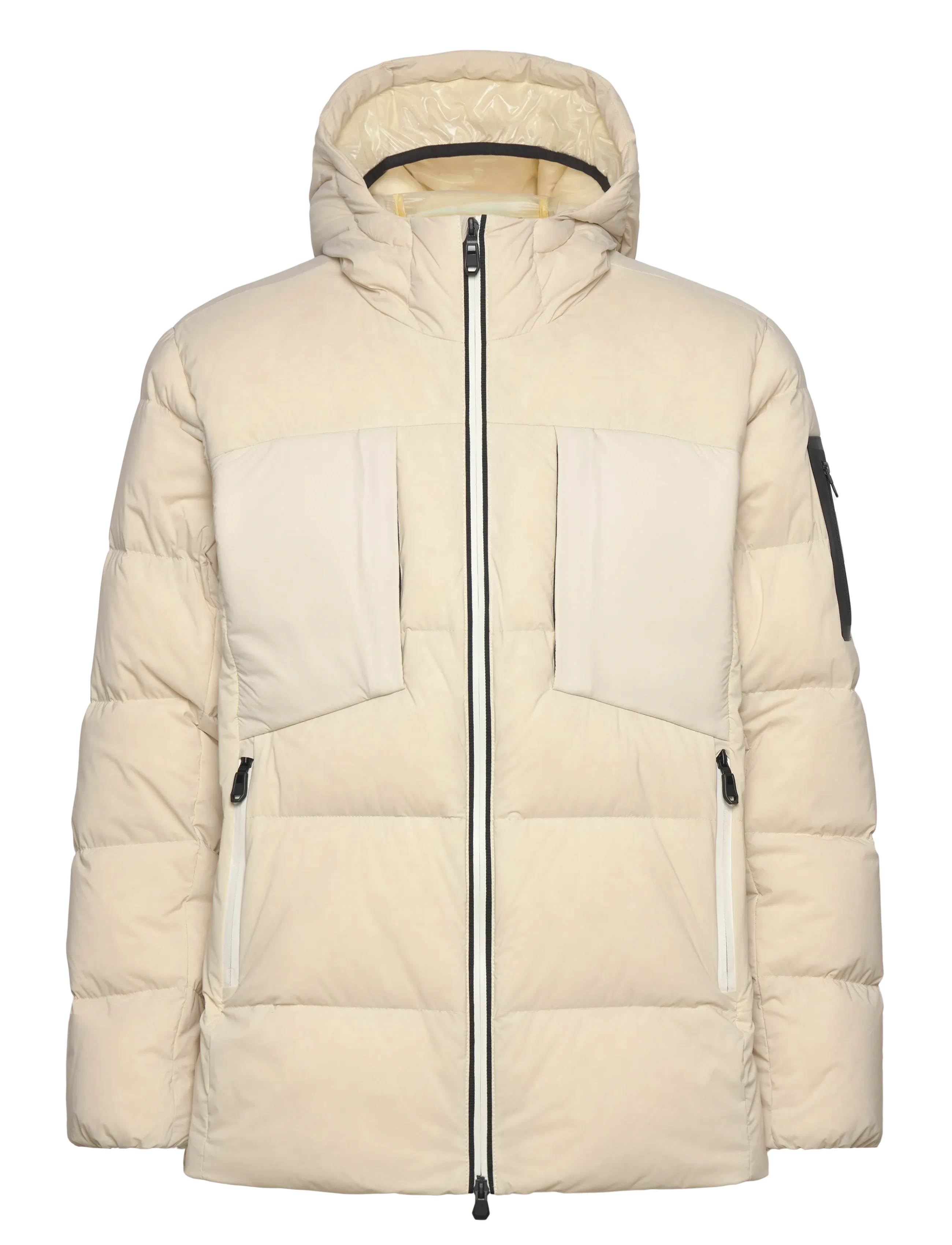 BOSS OW_Riplite Puffer HD - Alla produkter - OPEN WHITE / cream