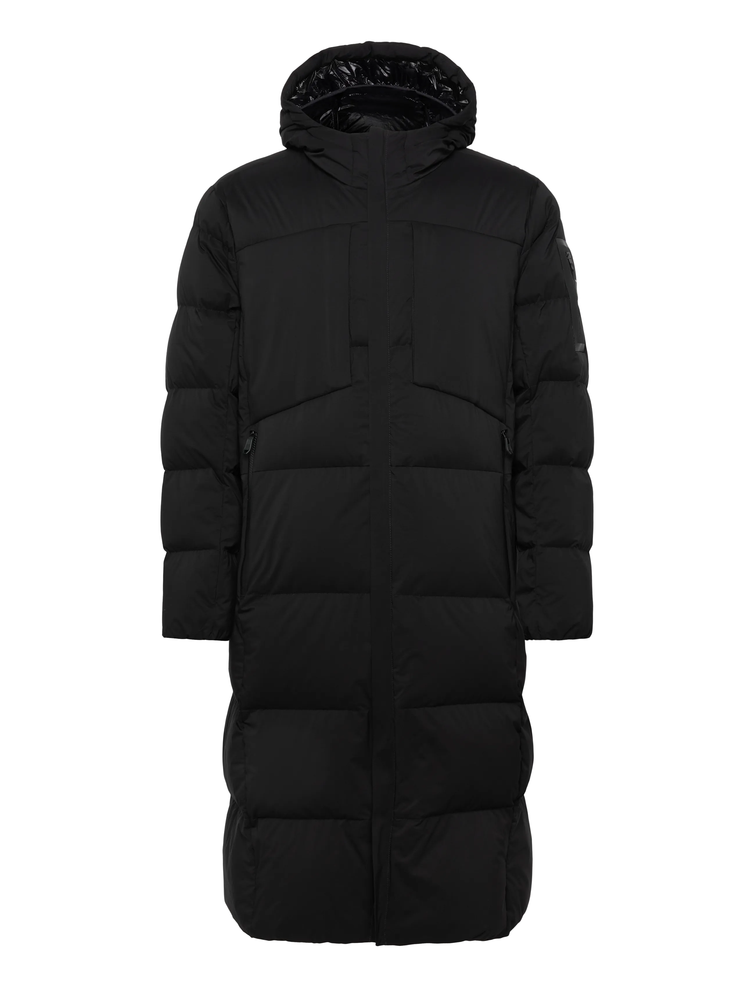BOSS OW_Riplite Coat HD - Riided - BLACK / black
