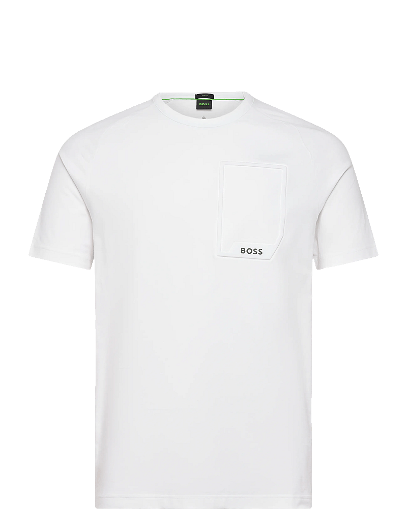 BOSS - Tee Urban Tech - t-shirts - white - 0