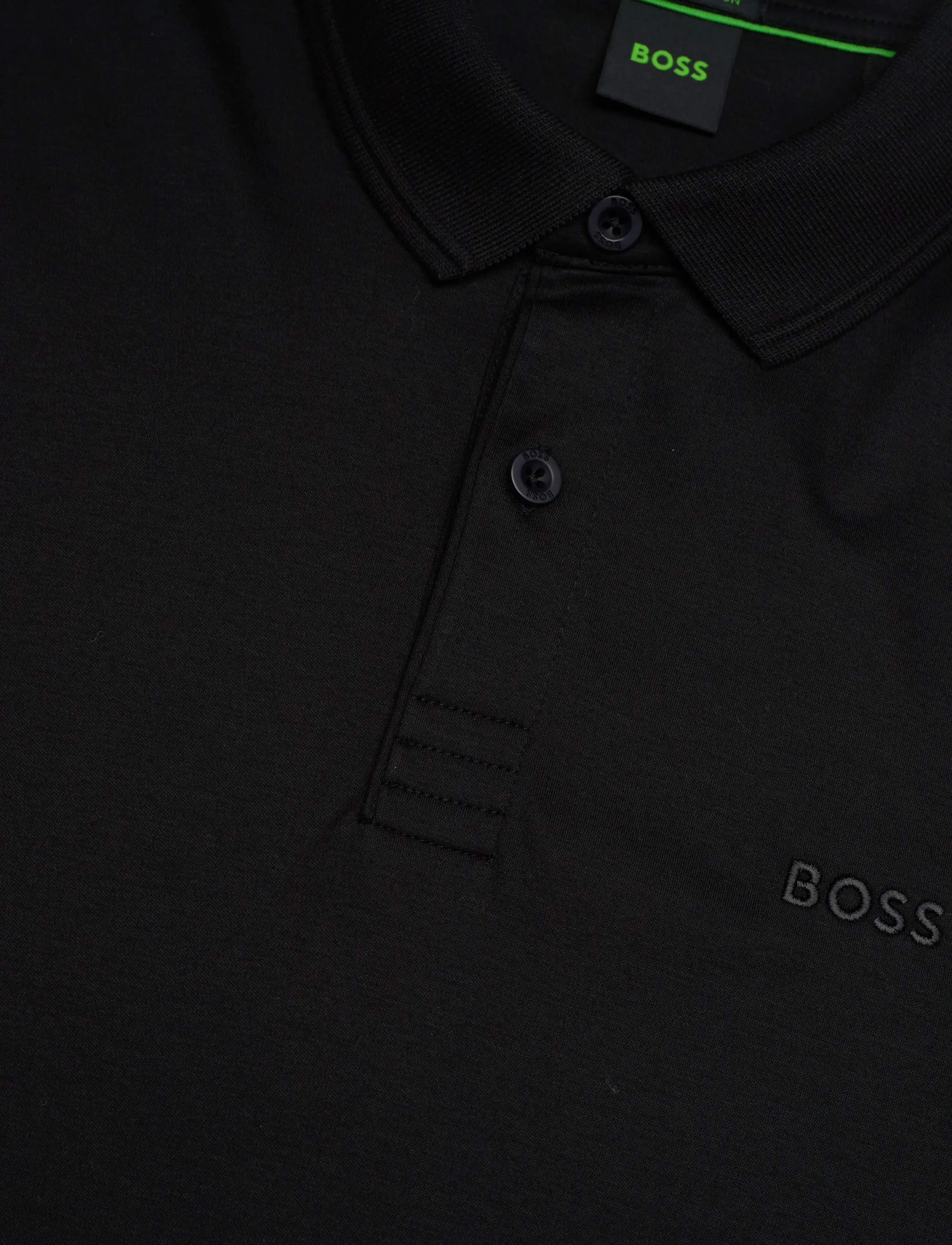 BOSS - Pirol - langærmede poloer - black - 2