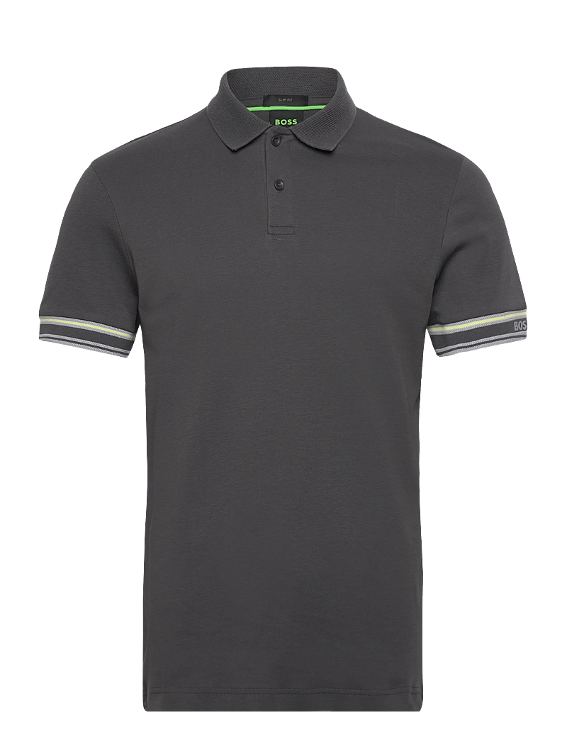 BOSS - Polo Zone - toppar & t-shirts - dark grey - 0