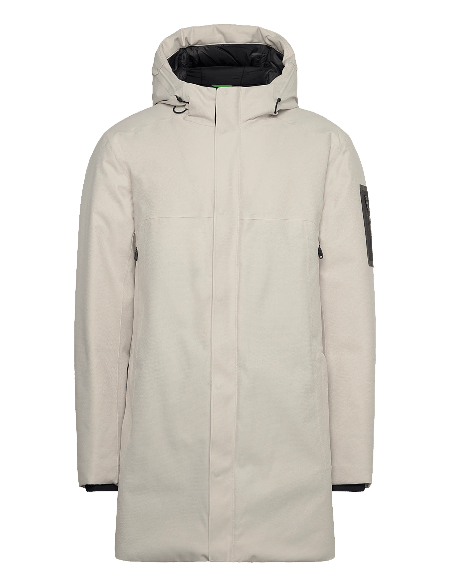 BOSS - OW_Hexatech Parka - parkas - open white - 0