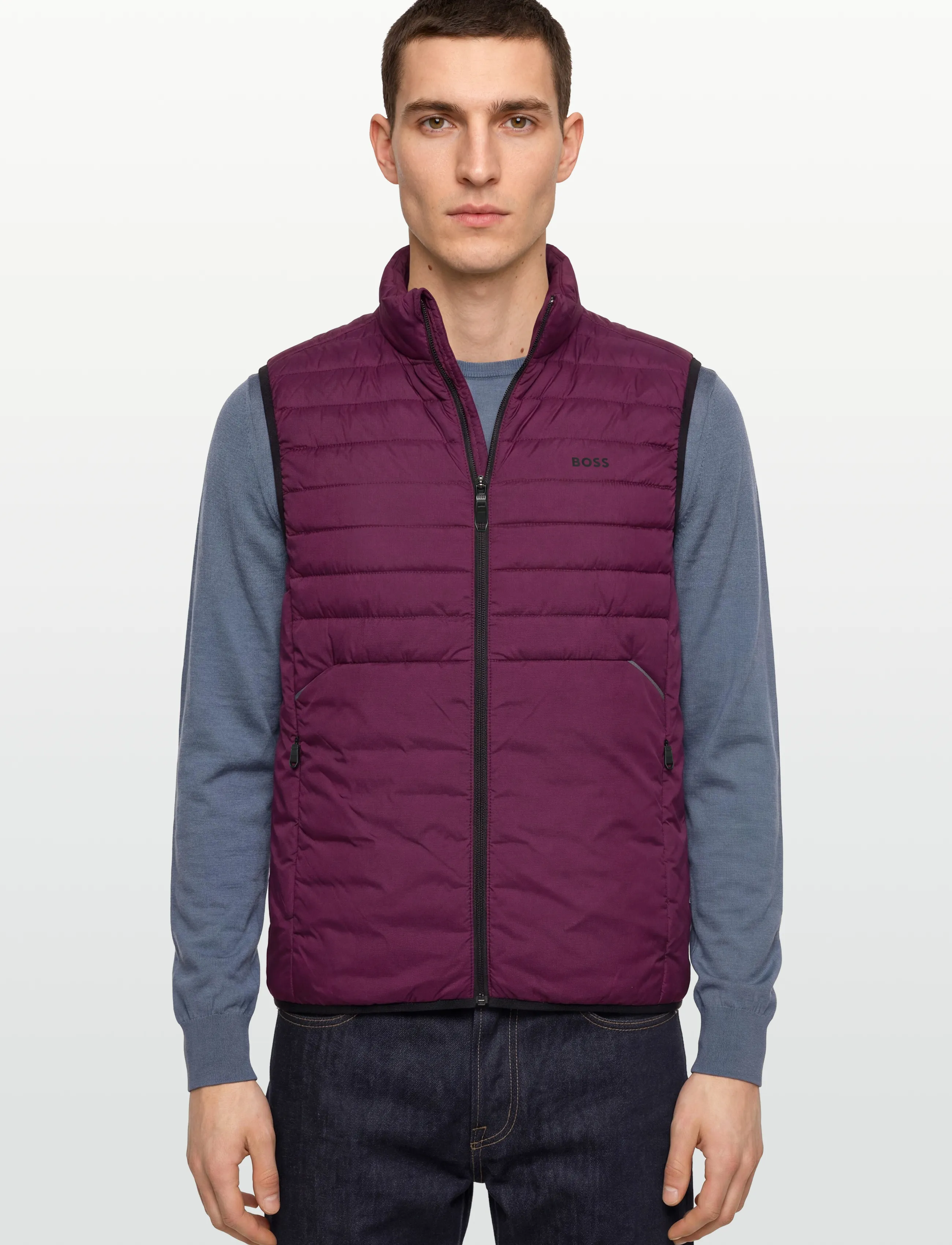 BOSS - V_Urbanex Vest - vestid - bright pink - 3