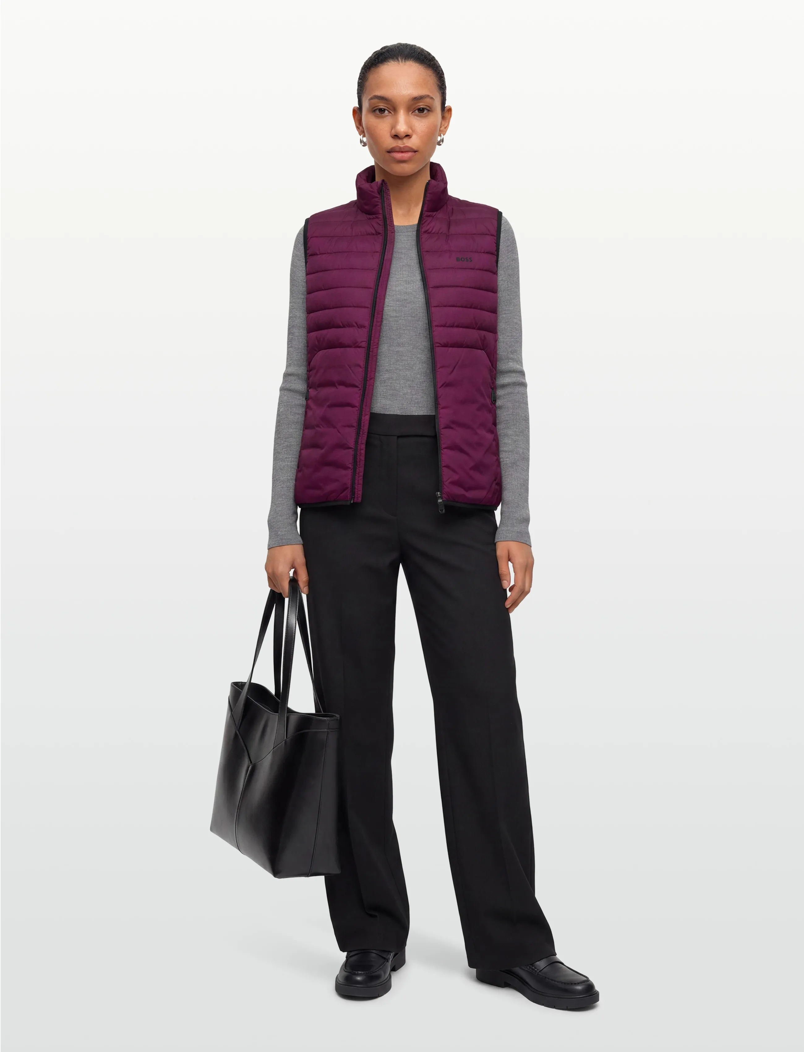 BOSS - V_Urbanex Vest - vestid - bright pink - 4