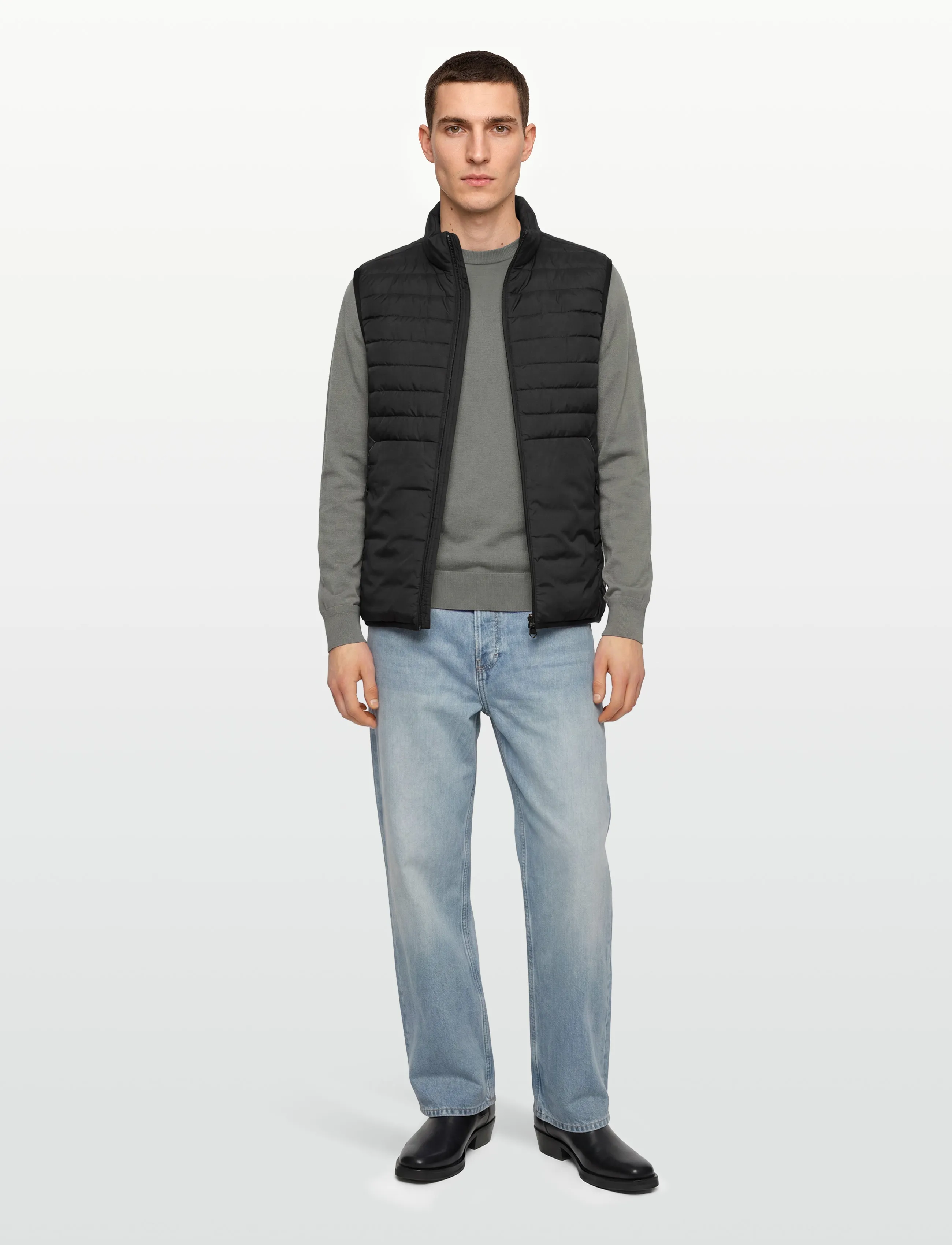 BOSS V_Urbanex Vest, S, Sport Oberbekleidung, Marineblau - Westen, Männerswear