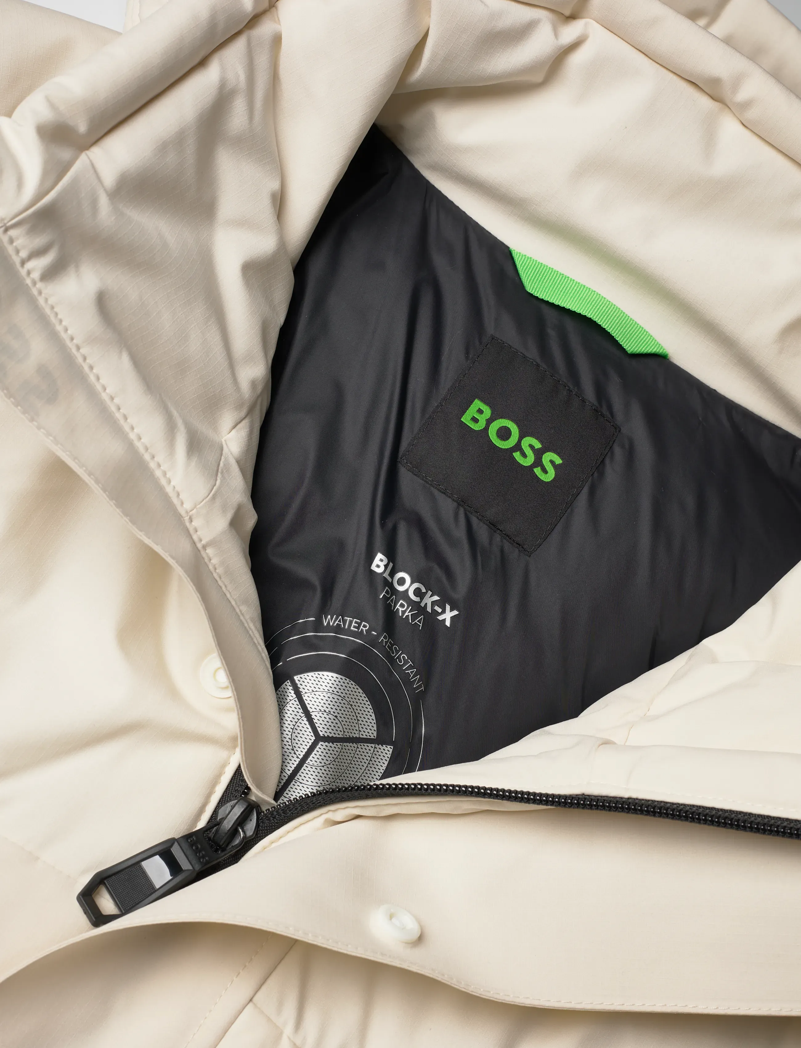 BOSS - OW_Block-X Parka - vinterjakker - open white - 2