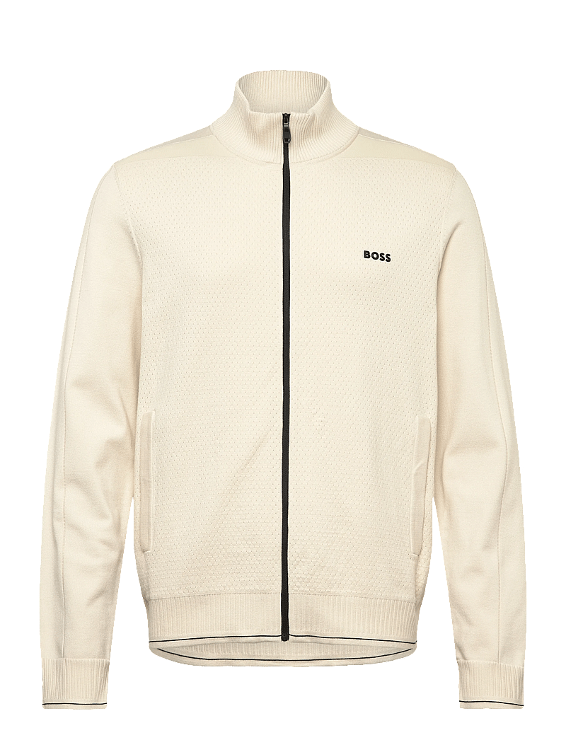 BOSS - KN_League FZ - fullzip strik - open white - 0