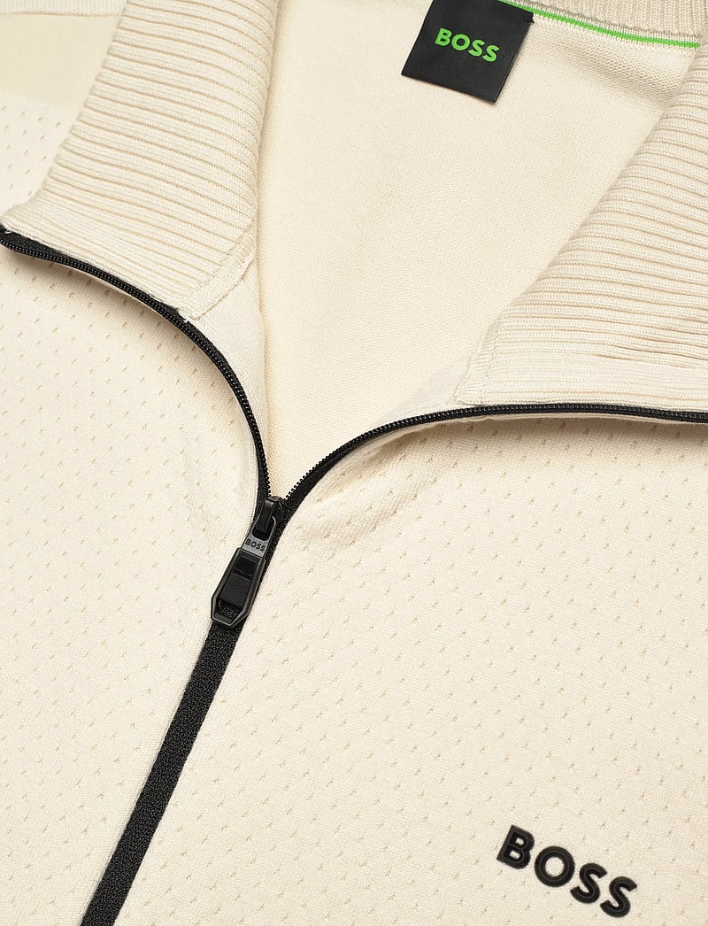 BOSS - KN_League FZ - fullzip strik - open white - 2