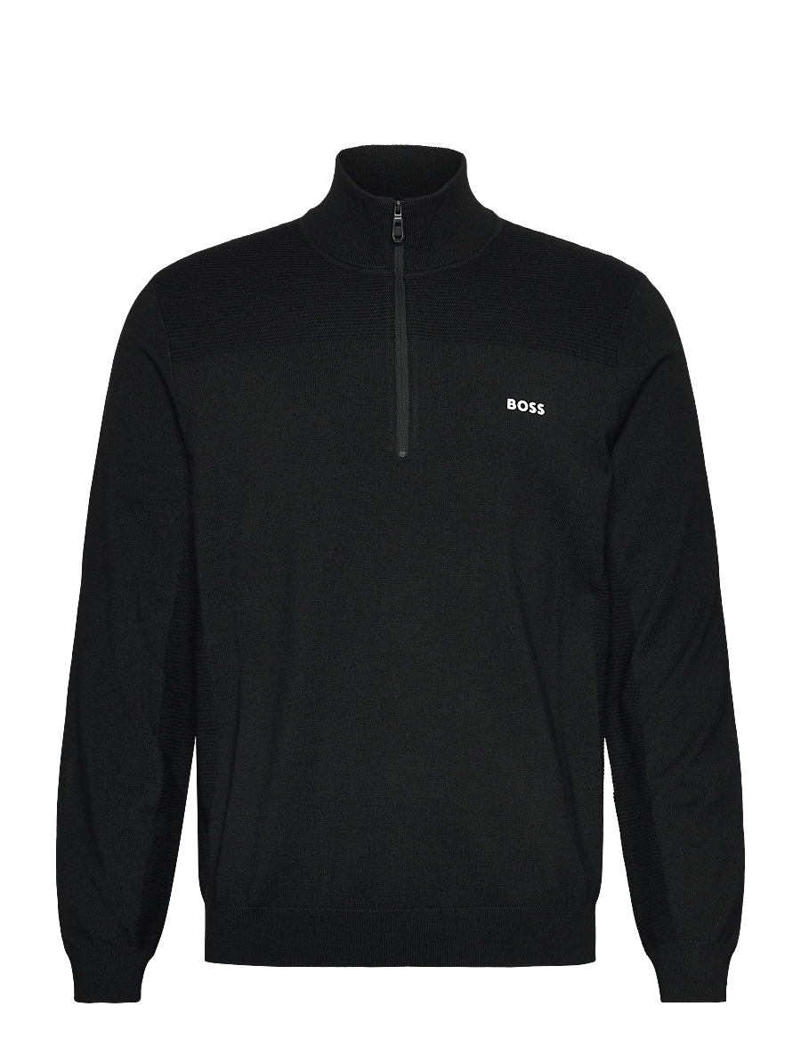 BOSS - KN_Momentum-X QZ - fleece og mellemlag - black - 1
