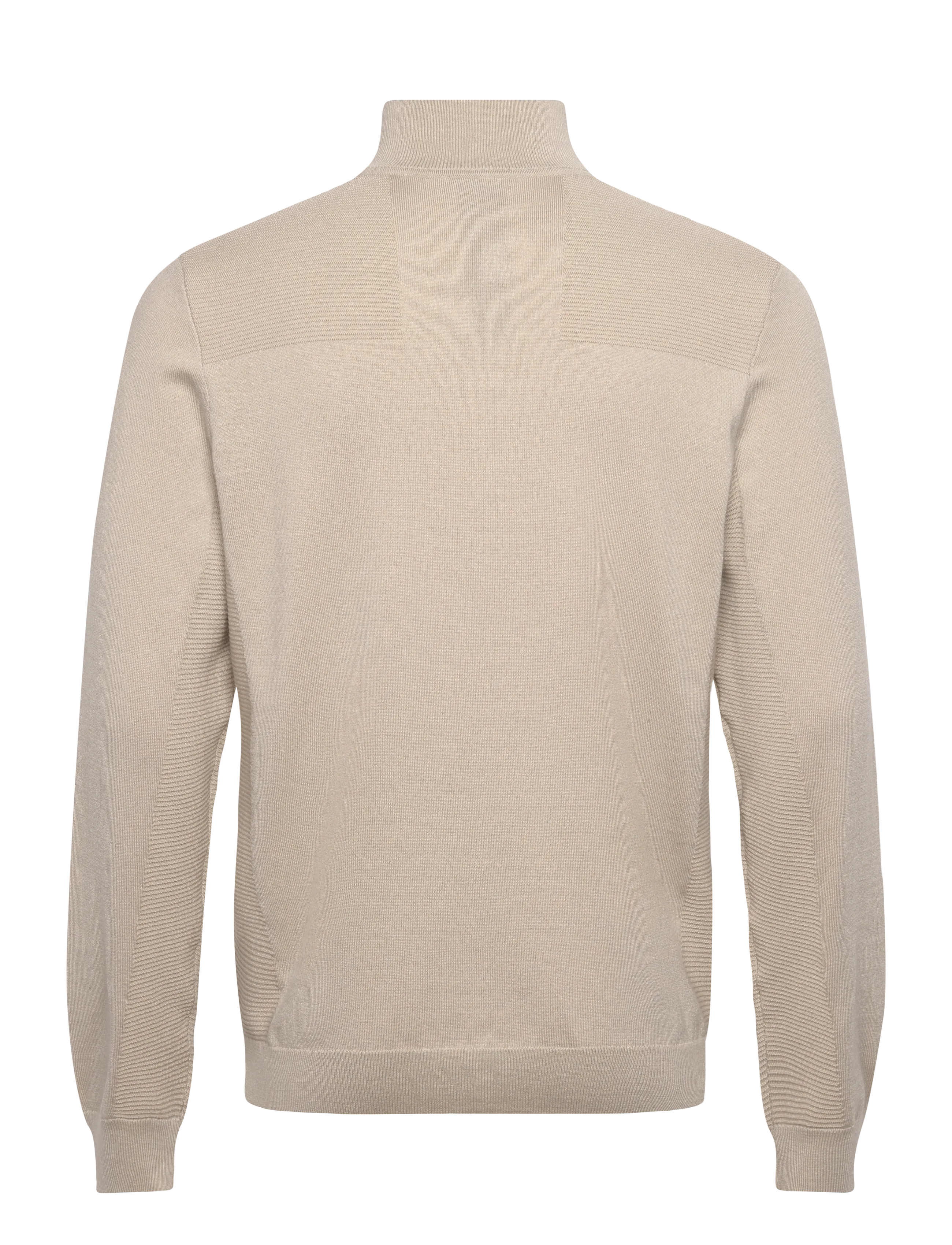 BOSS - KN_Momentum-X QZ - fleece og mellemlag - light beige - 1