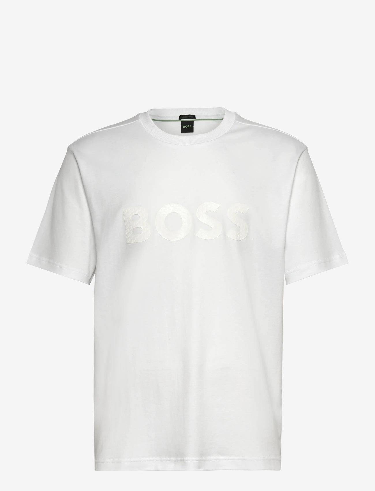 BOSS - TS_Mirror Iconic - oberteile & t-shirts - white - 0