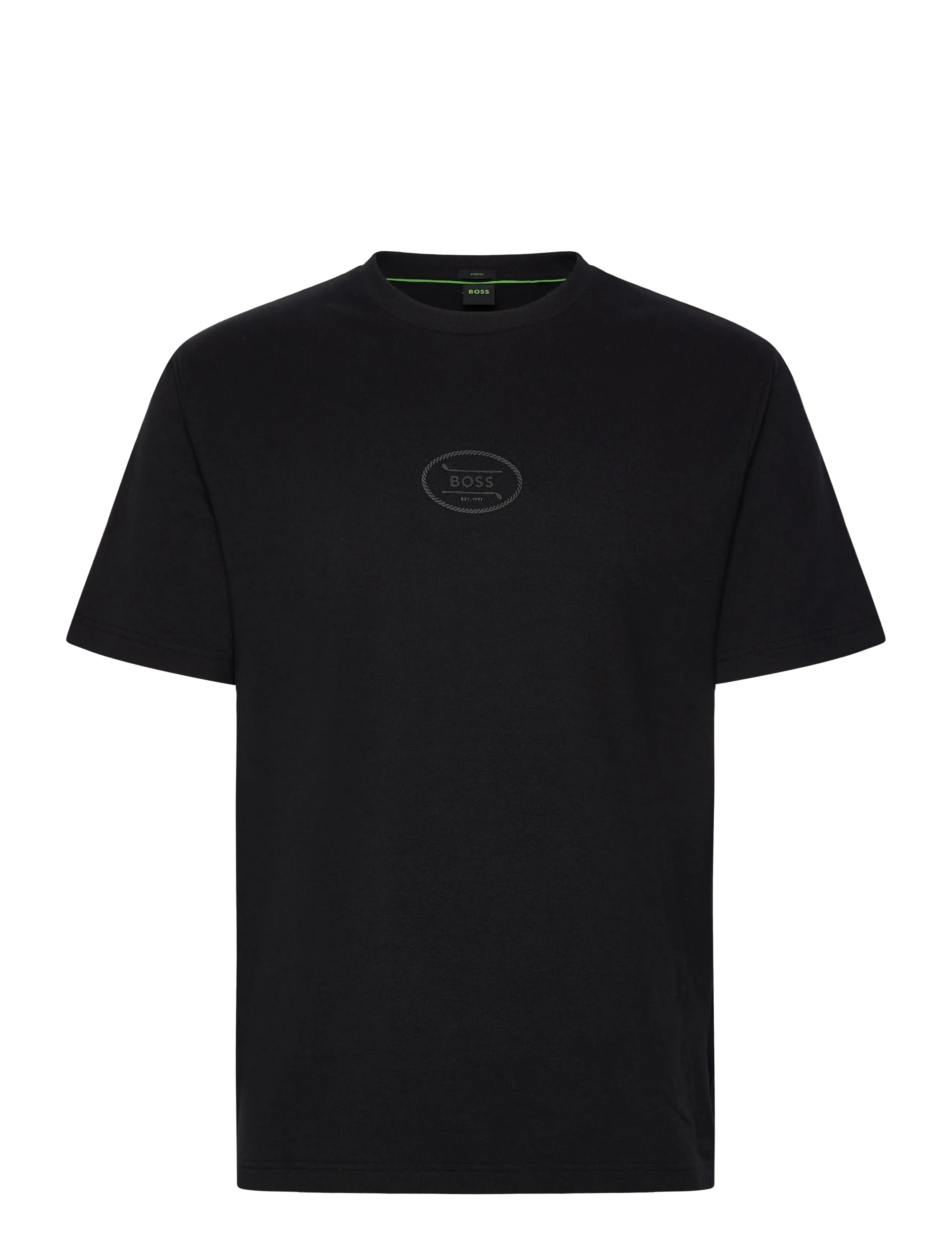 BOSS TS_Hole19 Graphic - T-shirts - BLACK / black