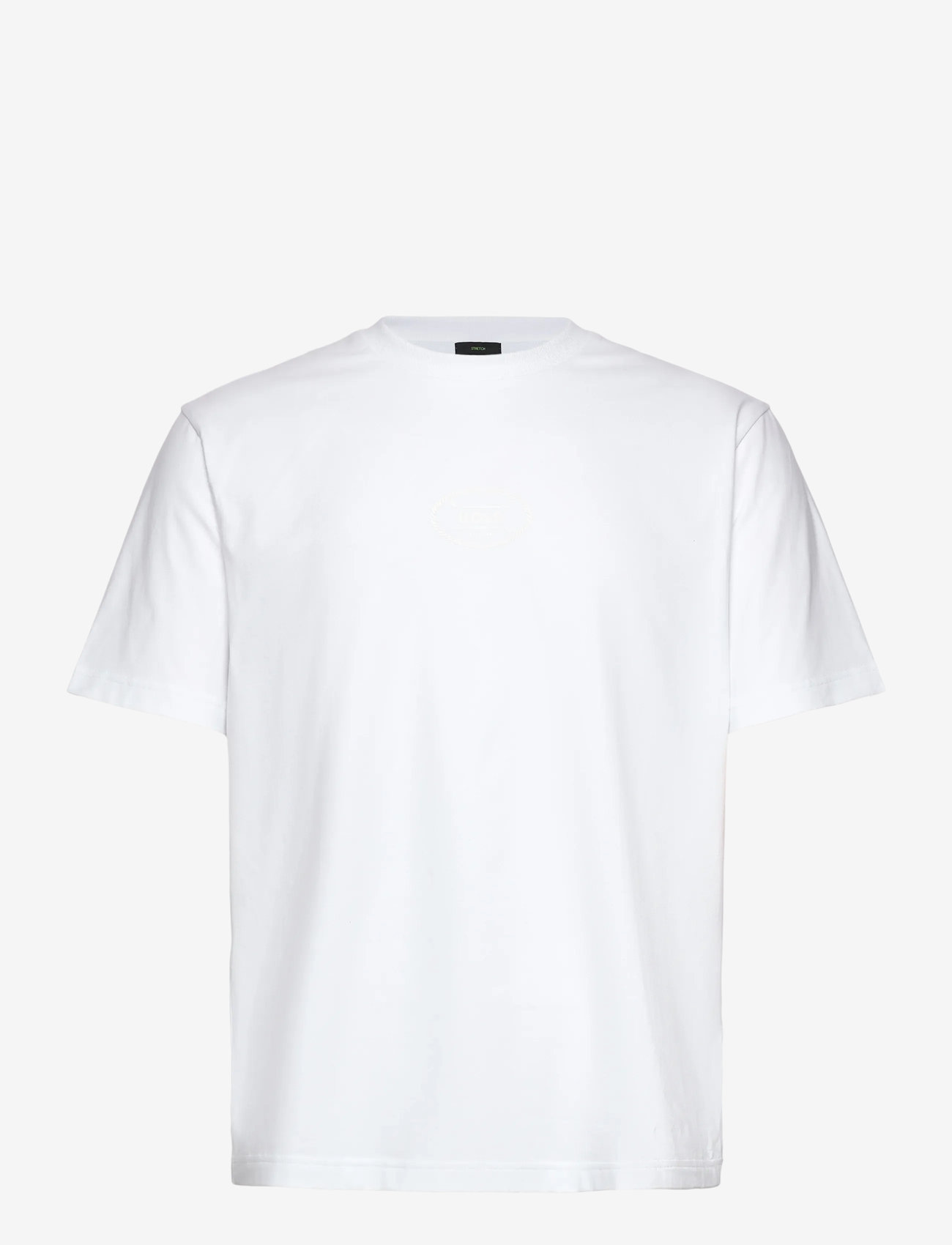 BOSS - TS_Hole19 Graphic - kortærmede t-shirts - white - 0