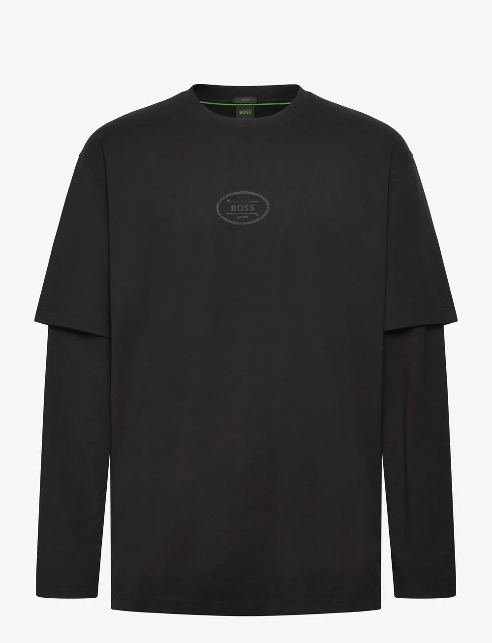 BOSS - TS_Hole19 Togn - langarmshirts - black - 0