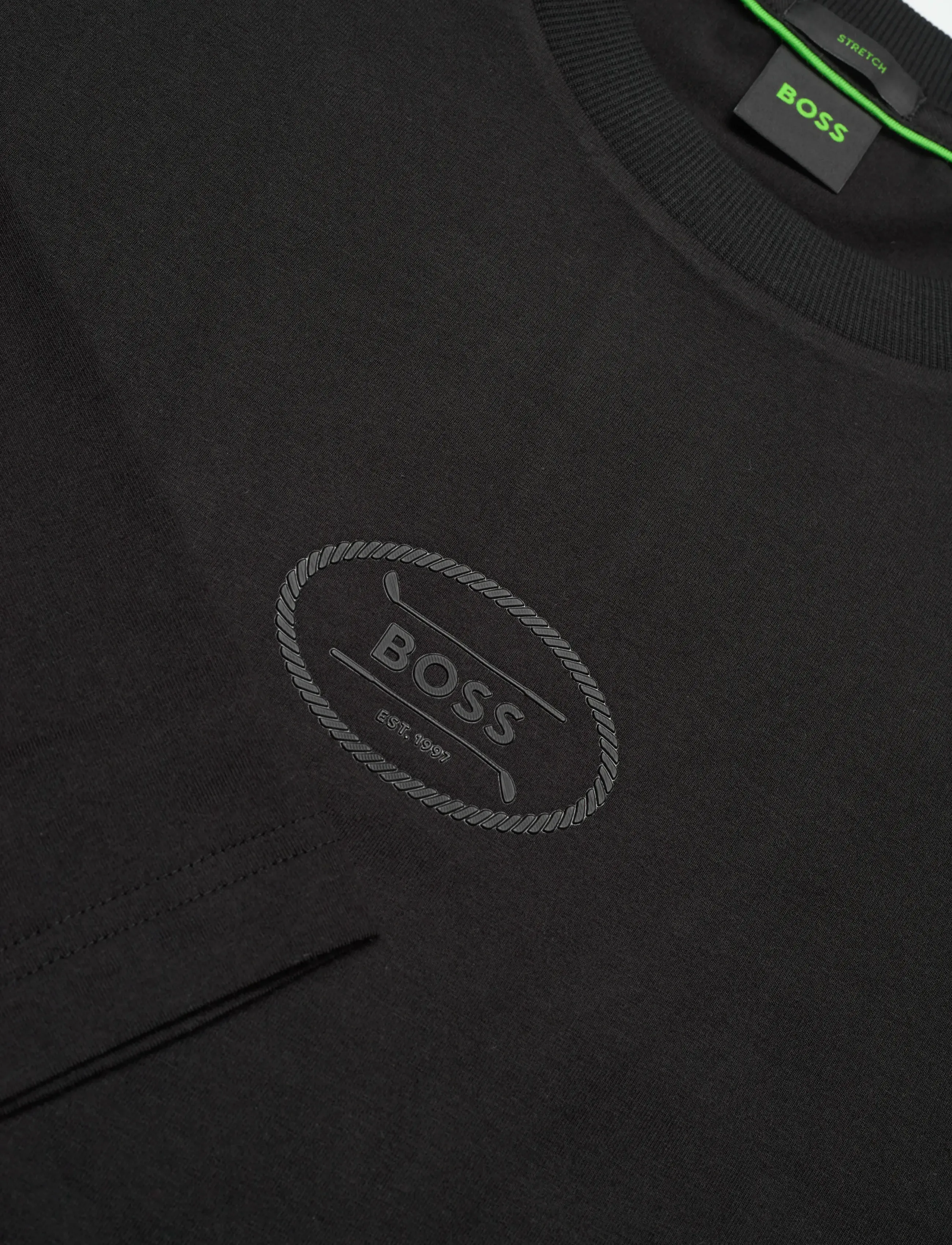 BOSS - TS_Hole19 Togn - langarmshirts - black - 2