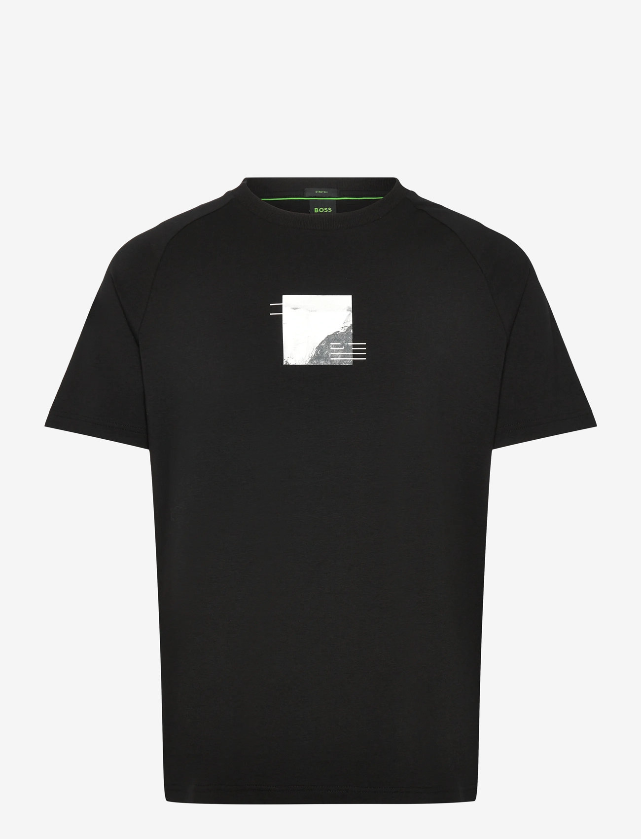 BOSS - Tee Stripe Zone - herbstliche kleidung - black - 0