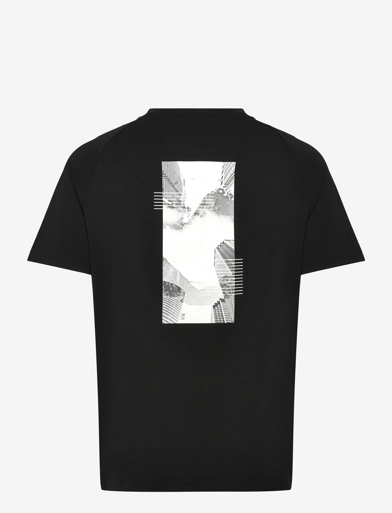 BOSS - Tee Stripe Zone - herbstliche kleidung - black - 1