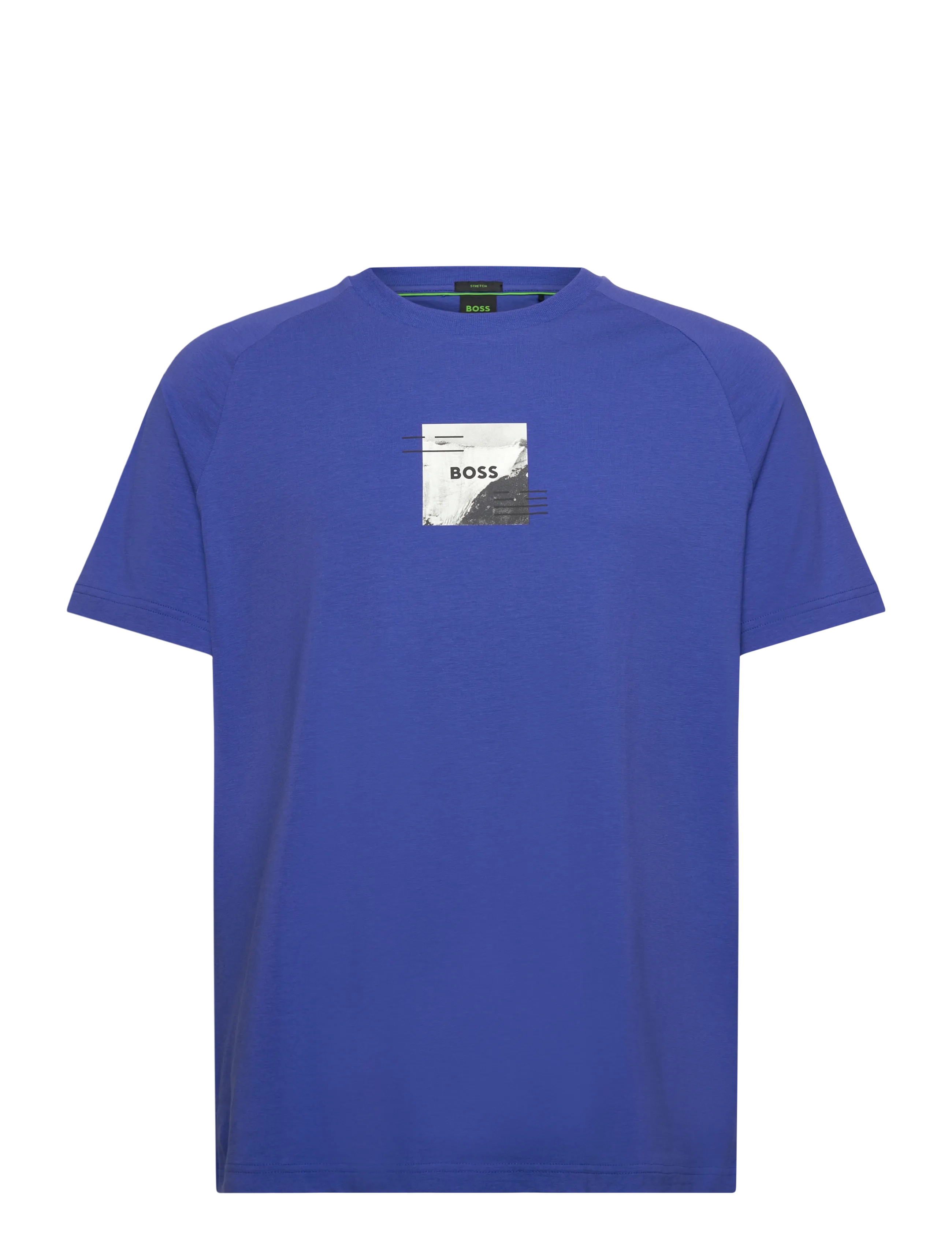 BOSS Tee Stripe Zone Blau - S - Herren